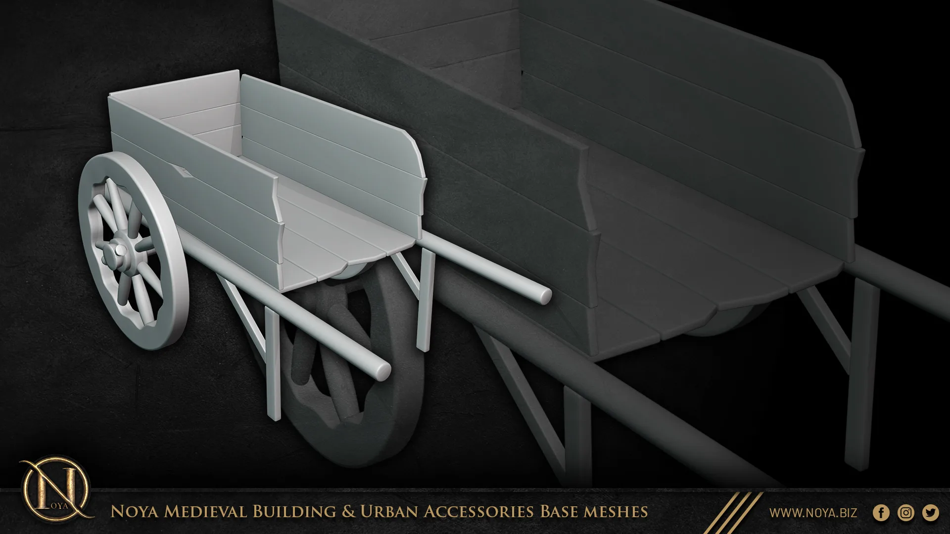 Noya Medieval Building & Urban Accessories Base meshes