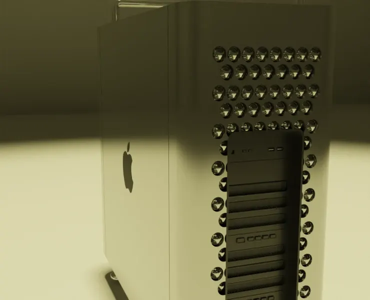 Apple Mac Pro 3D Model