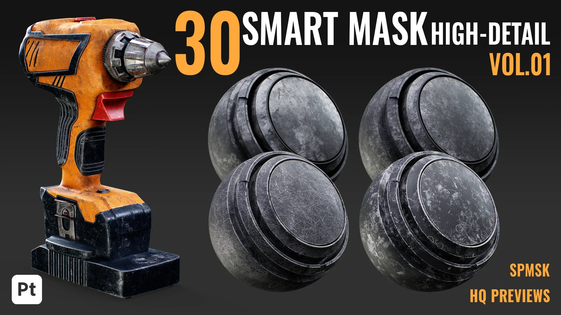 30 SMART MASKS - HIGH DETAIL - VOL 01