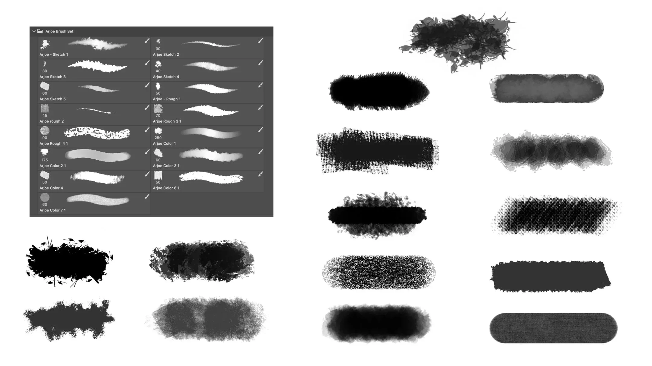 Arjoe Brush Set VOL 1.