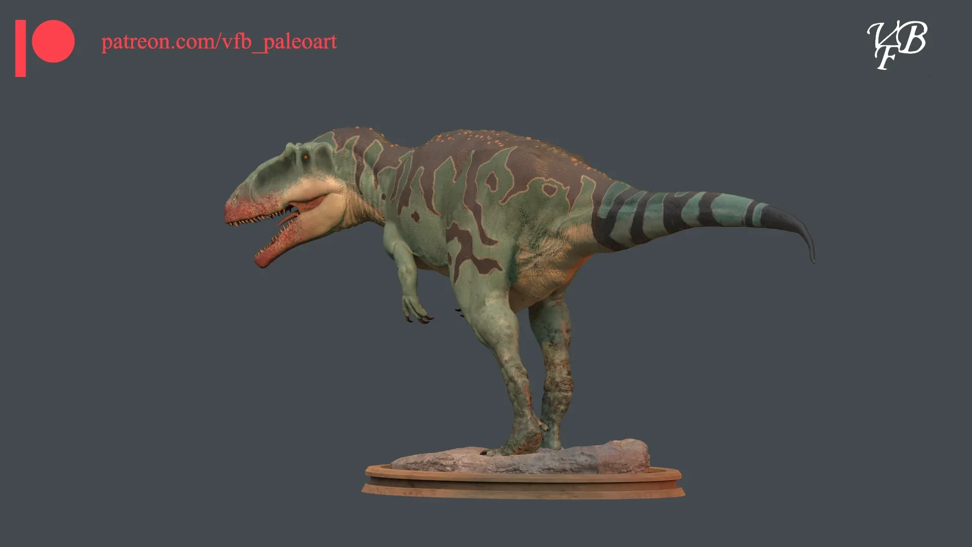 Giganotosaurus carolini - Statue for 3D printing