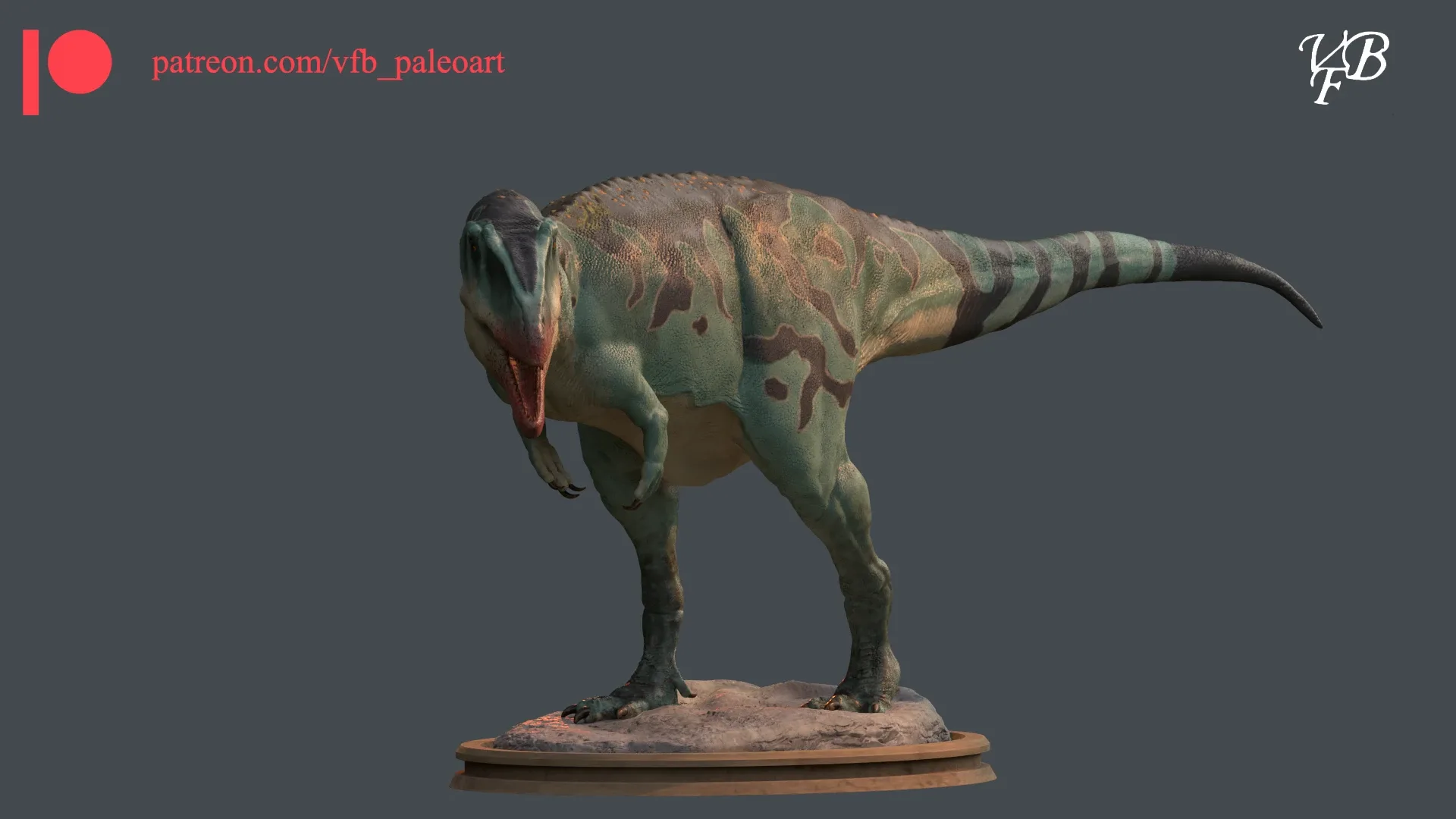 Giganotosaurus carolini - Statue for 3D printing