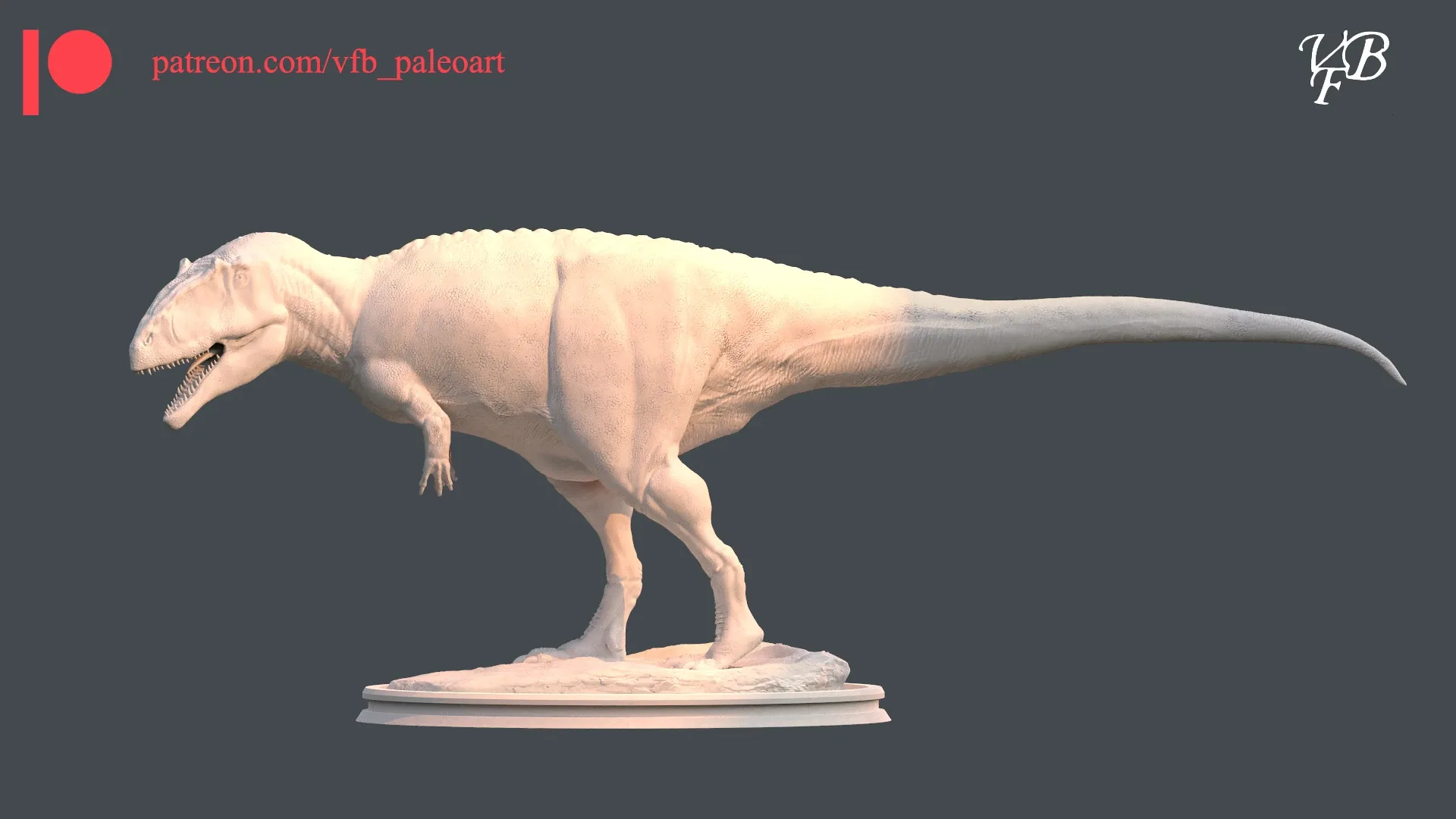 Giganotosaurus carolini - Statue for 3D printing