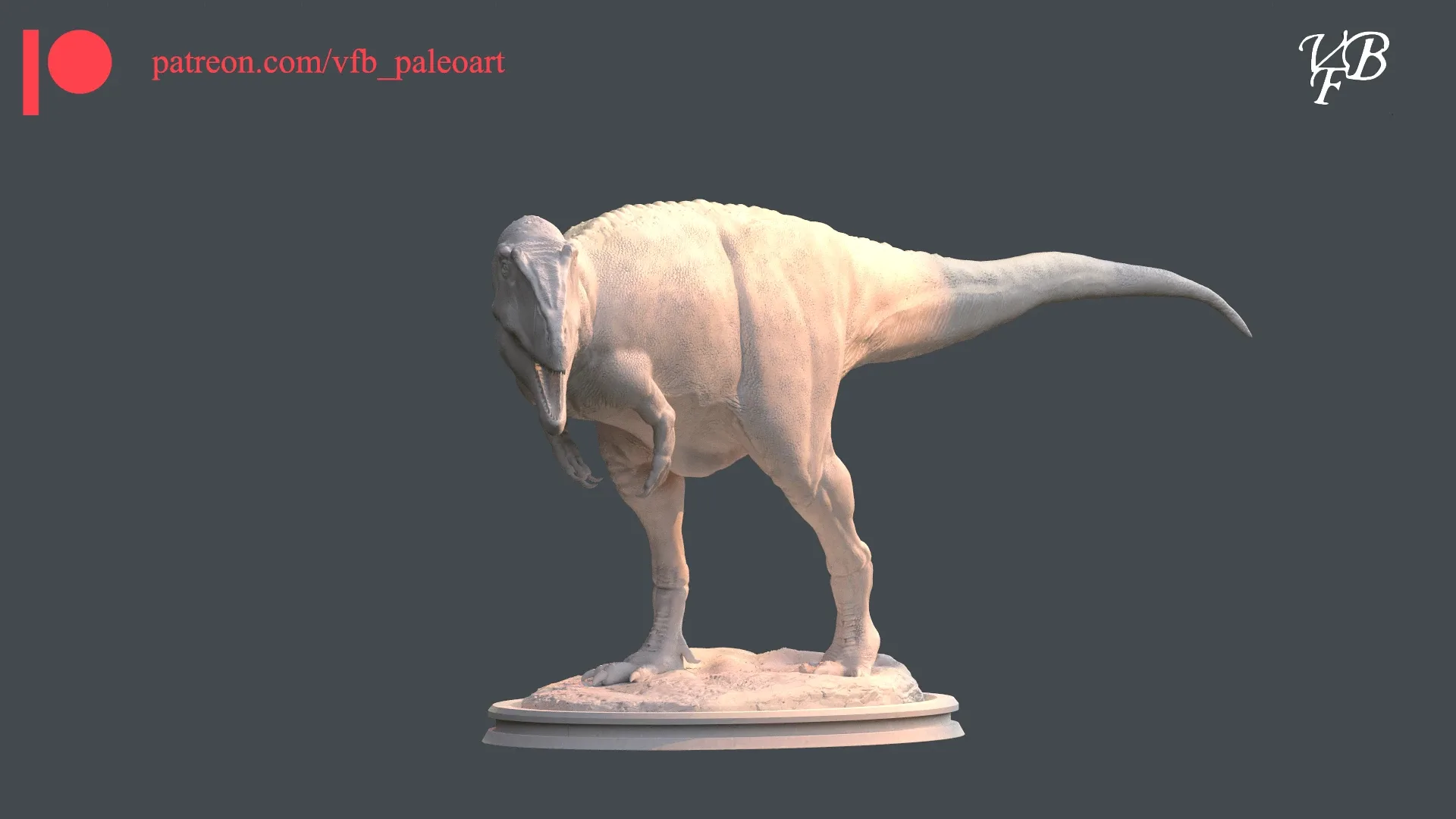 Giganotosaurus carolini - Statue for 3D printing