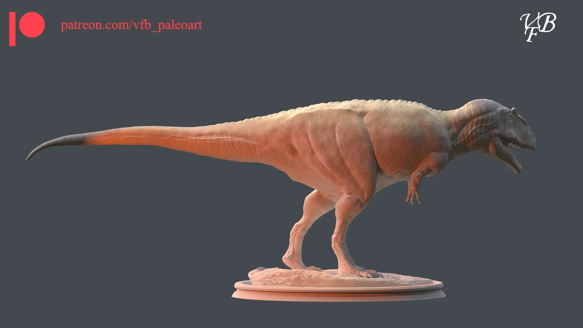 Giganotosaurus carolini - Statue for 3D printing