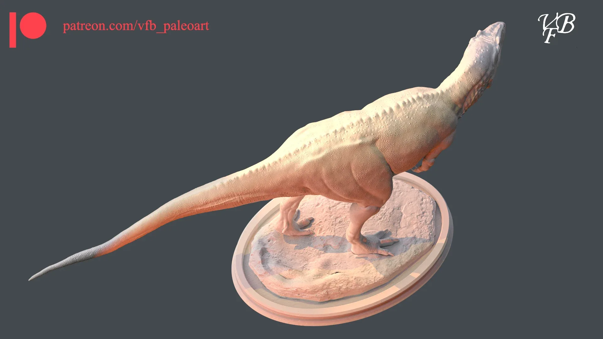 Giganotosaurus carolini - Statue for 3D printing