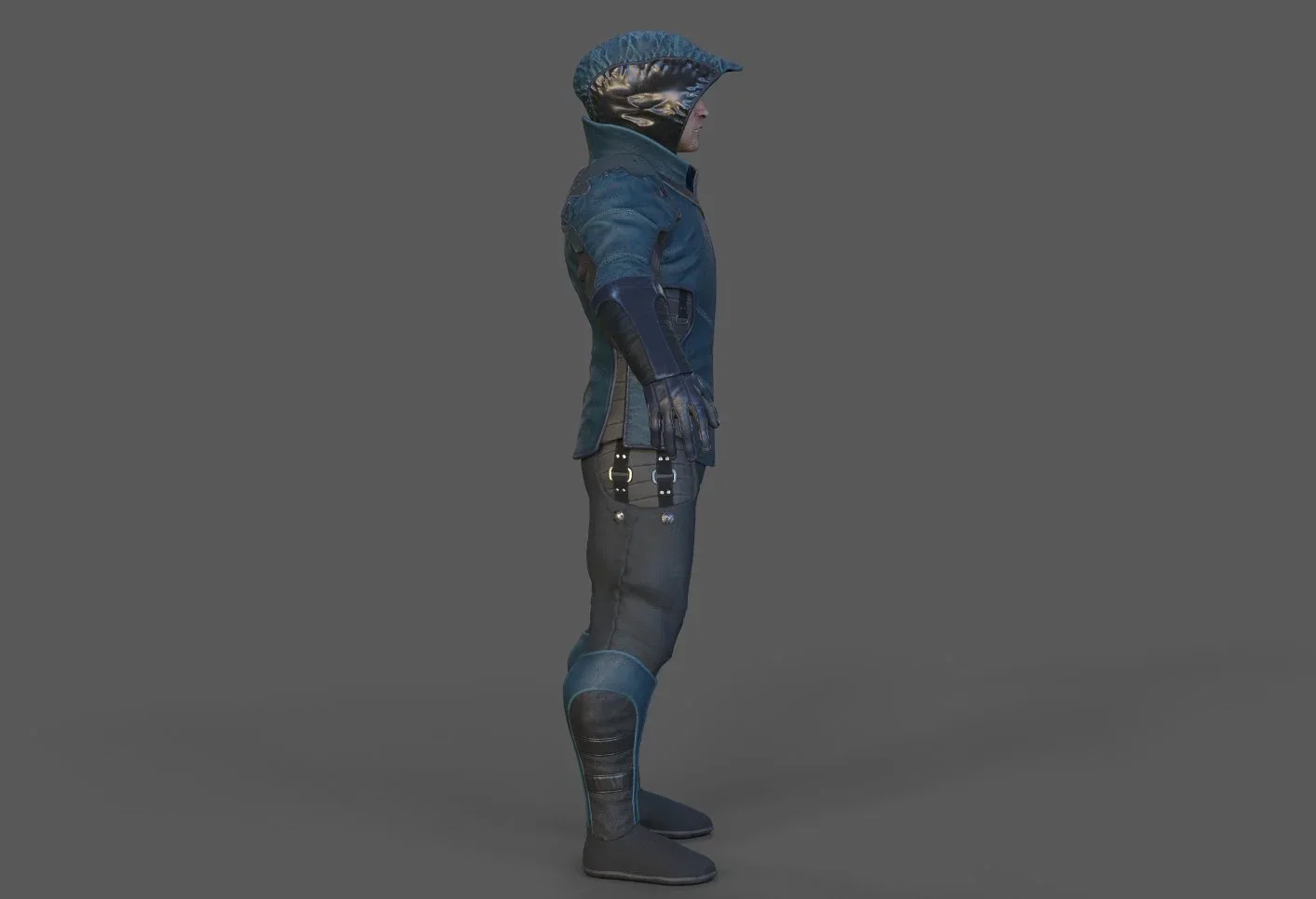 Ninja UE4, UE5, Gameready character