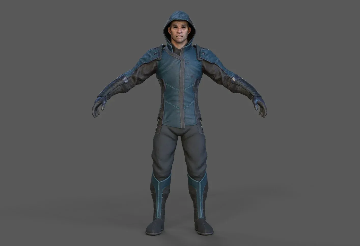 Ninja UE4, UE5, Gameready character