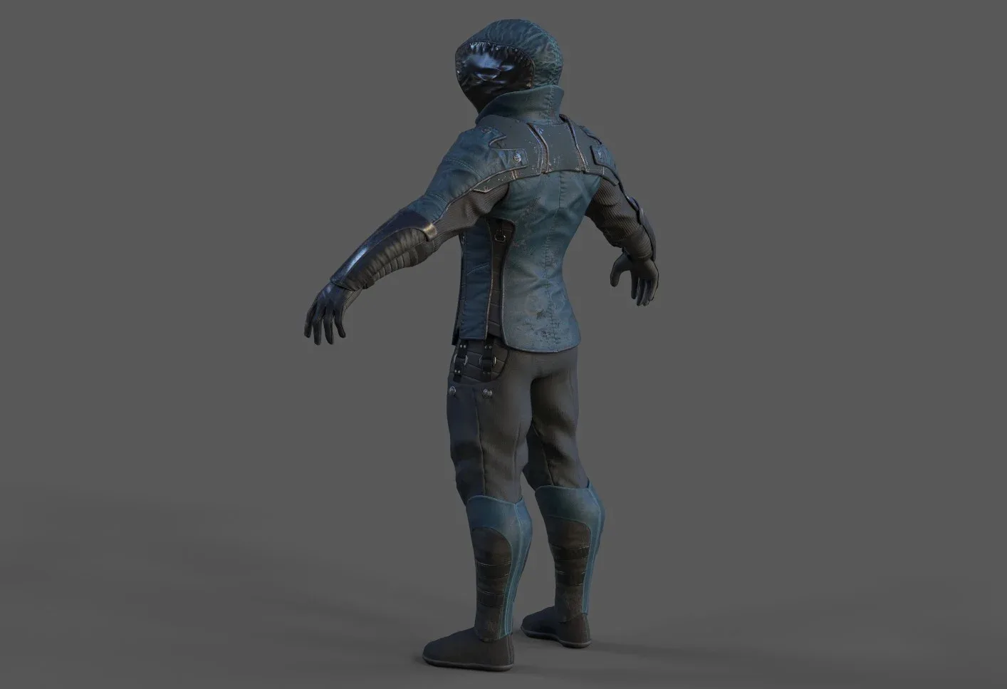 Ninja UE4, UE5, Gameready character