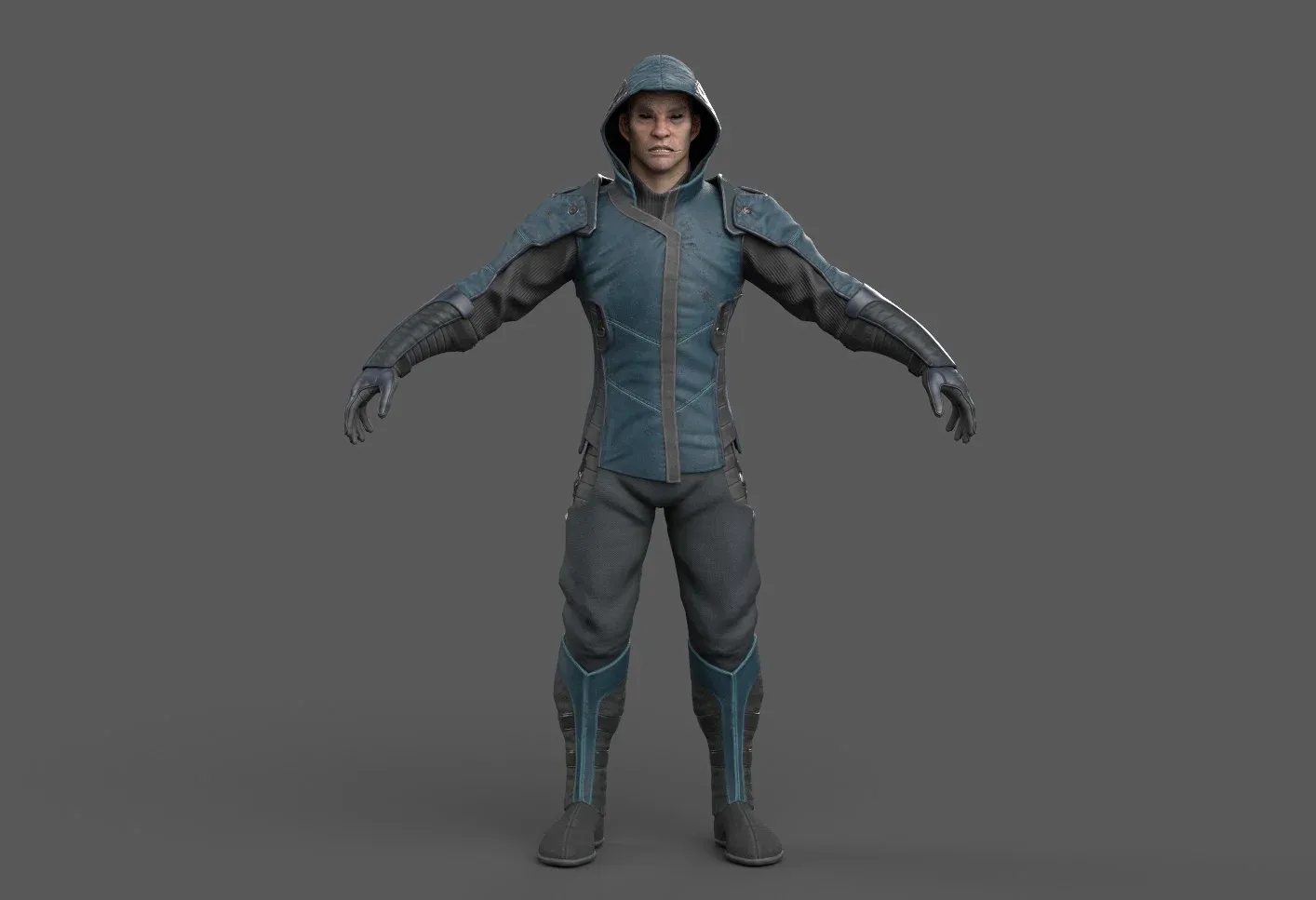 Ninja UE4, UE5, Gameready character