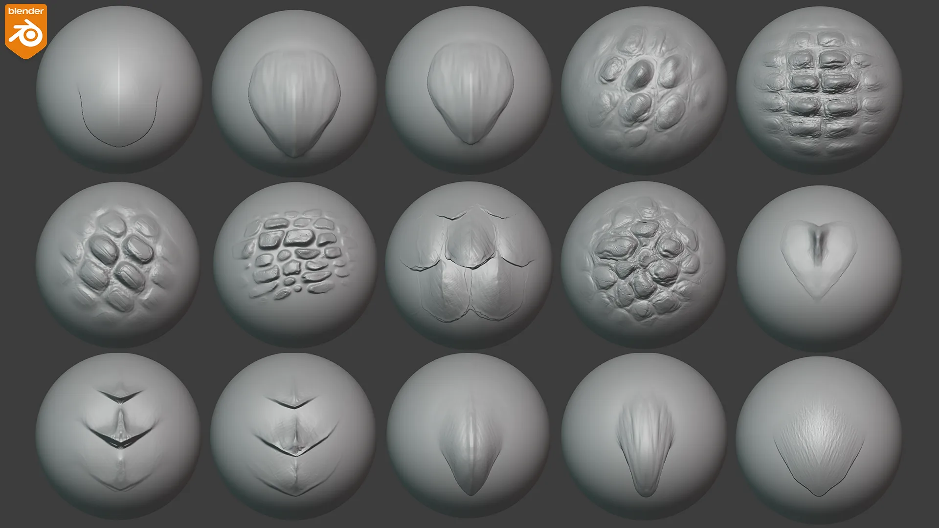 Dragon Skin Brushes For Blender