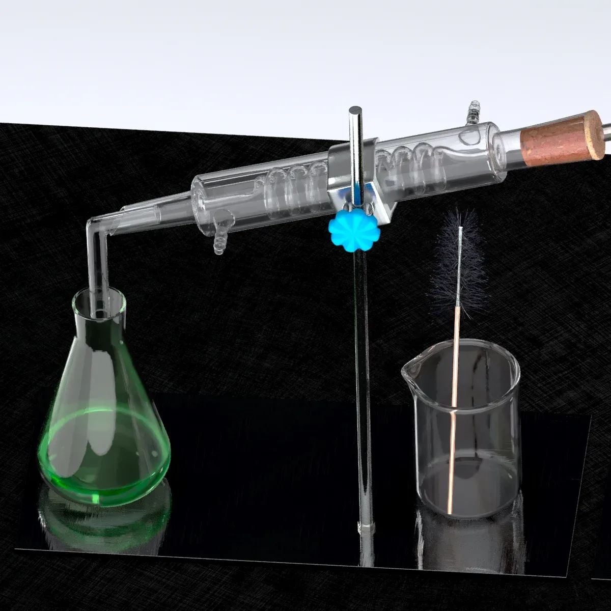 Chemistry Laboratory Glassware FlippedNormals