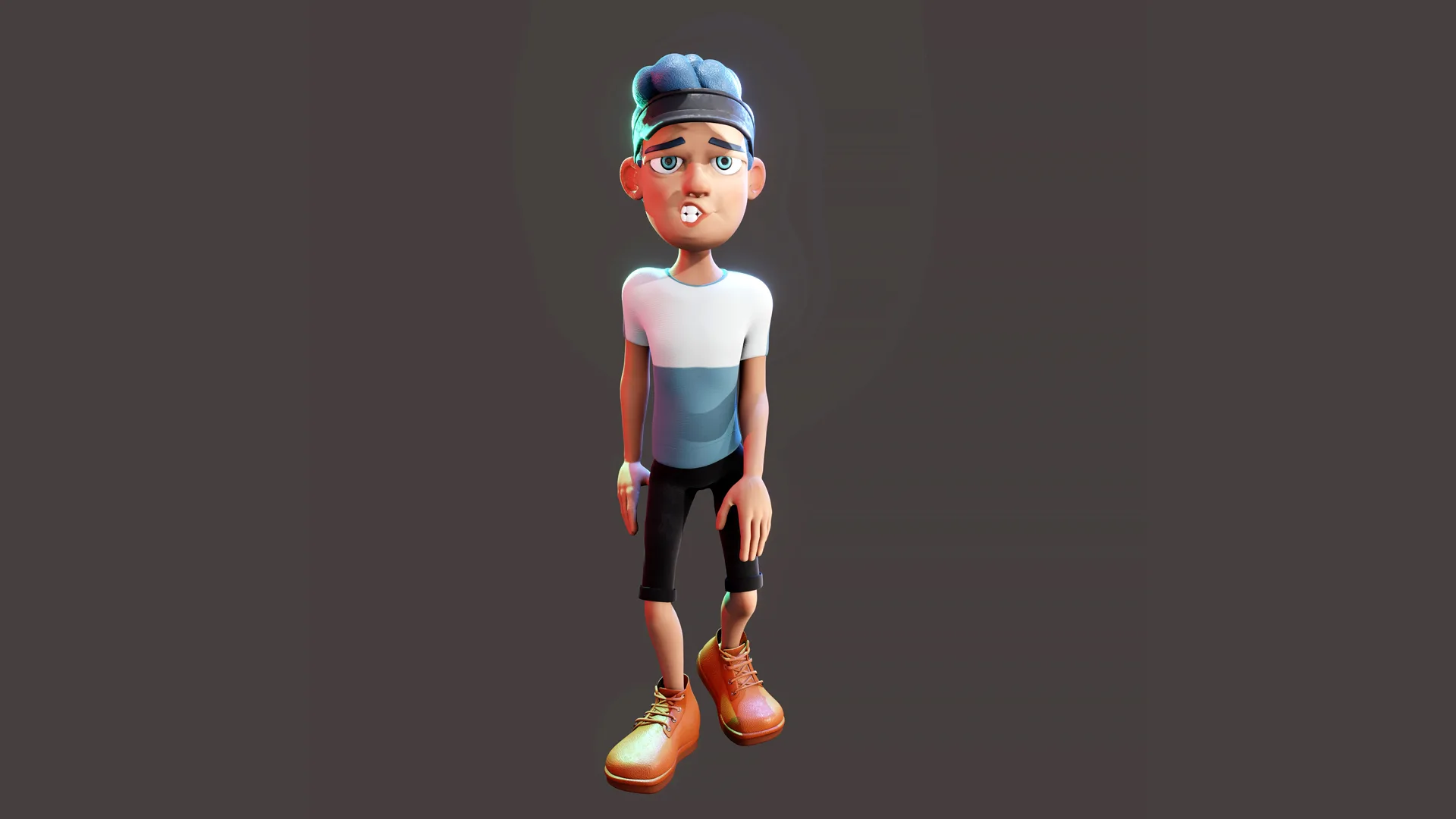 Rigged Boy in Blender 3.0 - Character Design - Luke