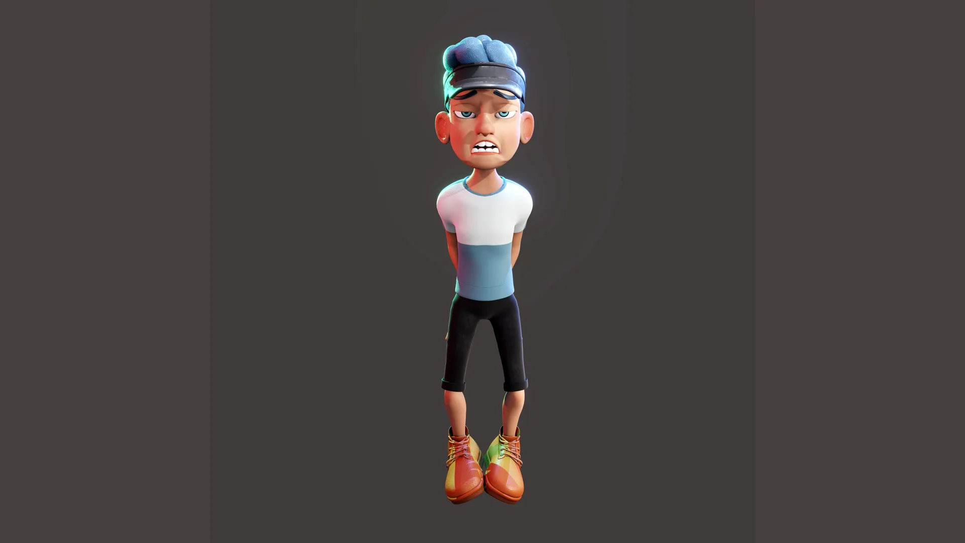 Rigged Boy in Blender 3.0 - Character Design - Luke