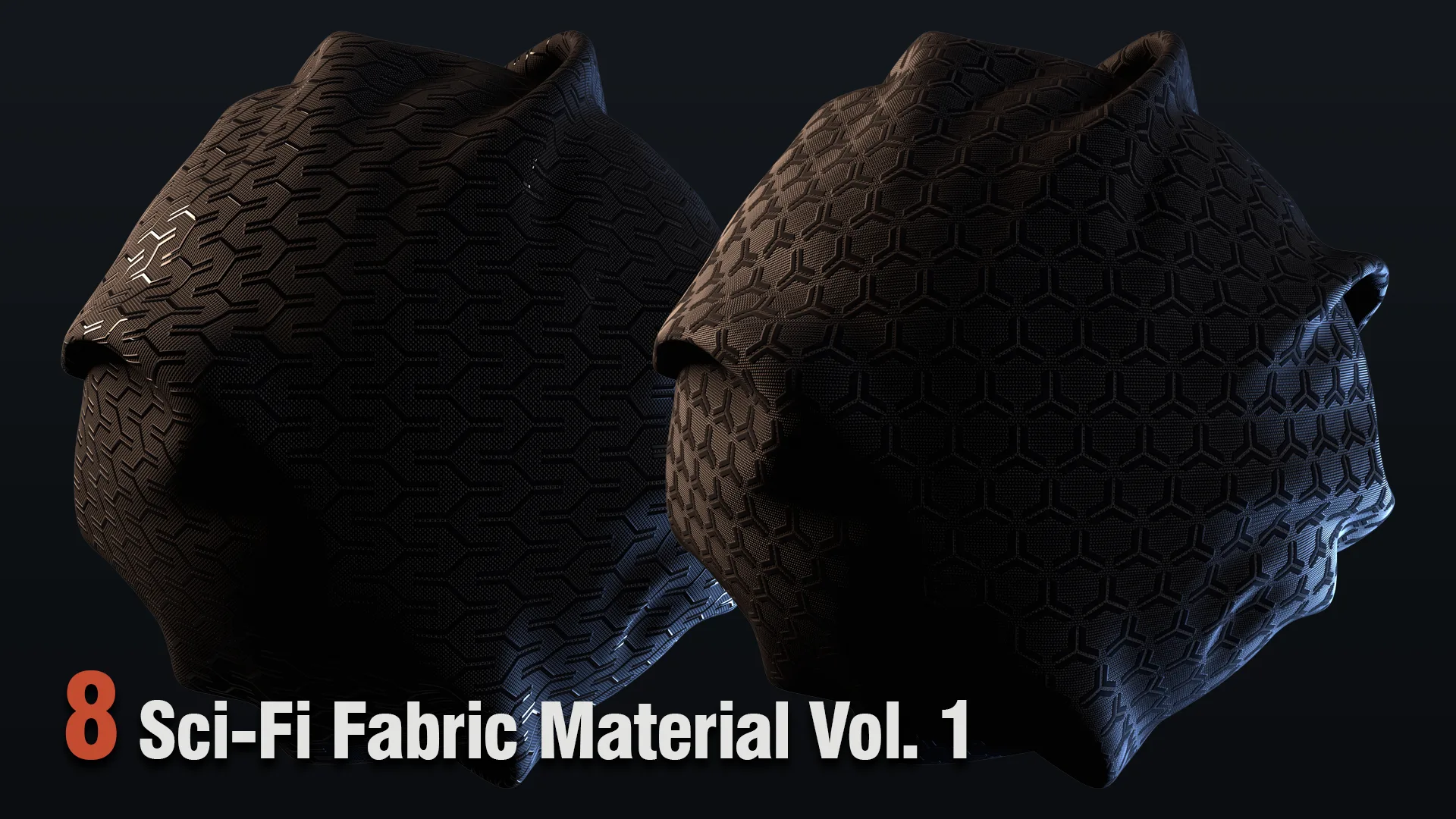 8 Sci-Fi Fabric Material Vol. 1