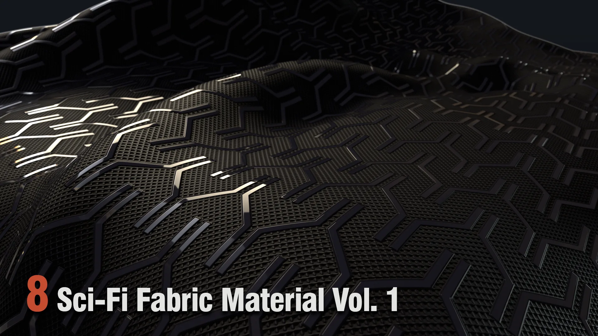 8 Sci-Fi Fabric Material Vol. 1