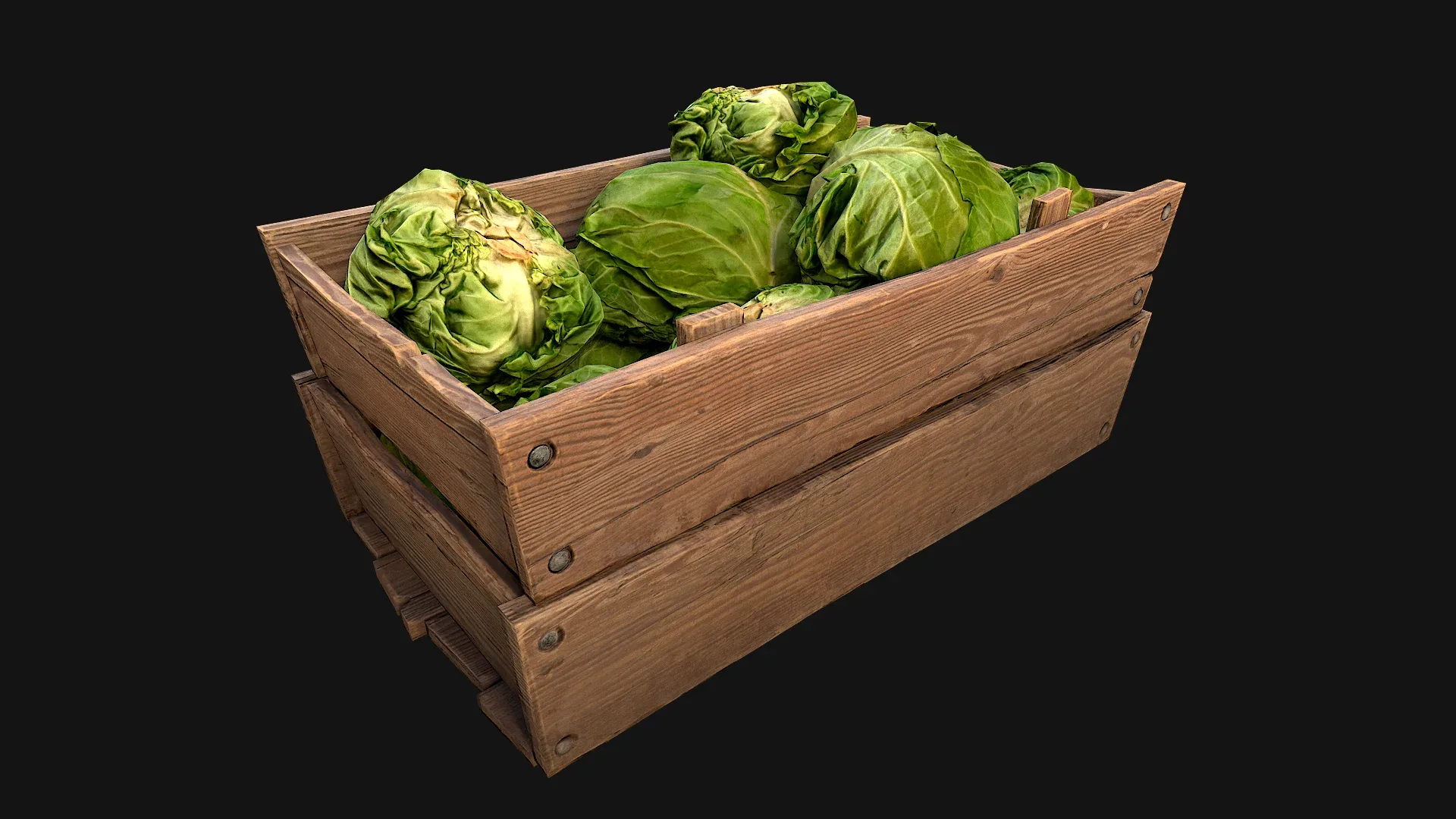 Cabbage Box Crate Stand