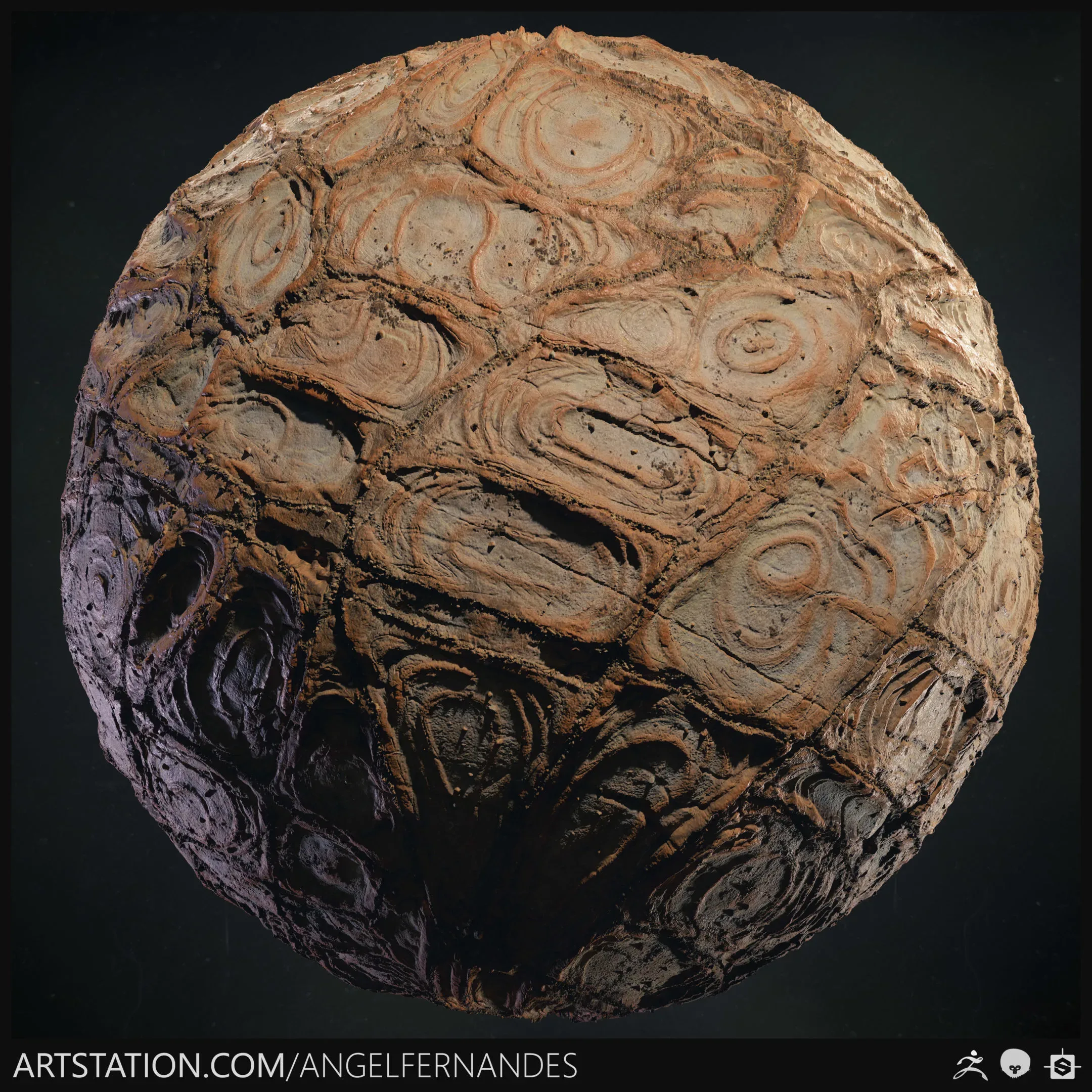 Rocky Surface Material - Substance Designer ZBrush