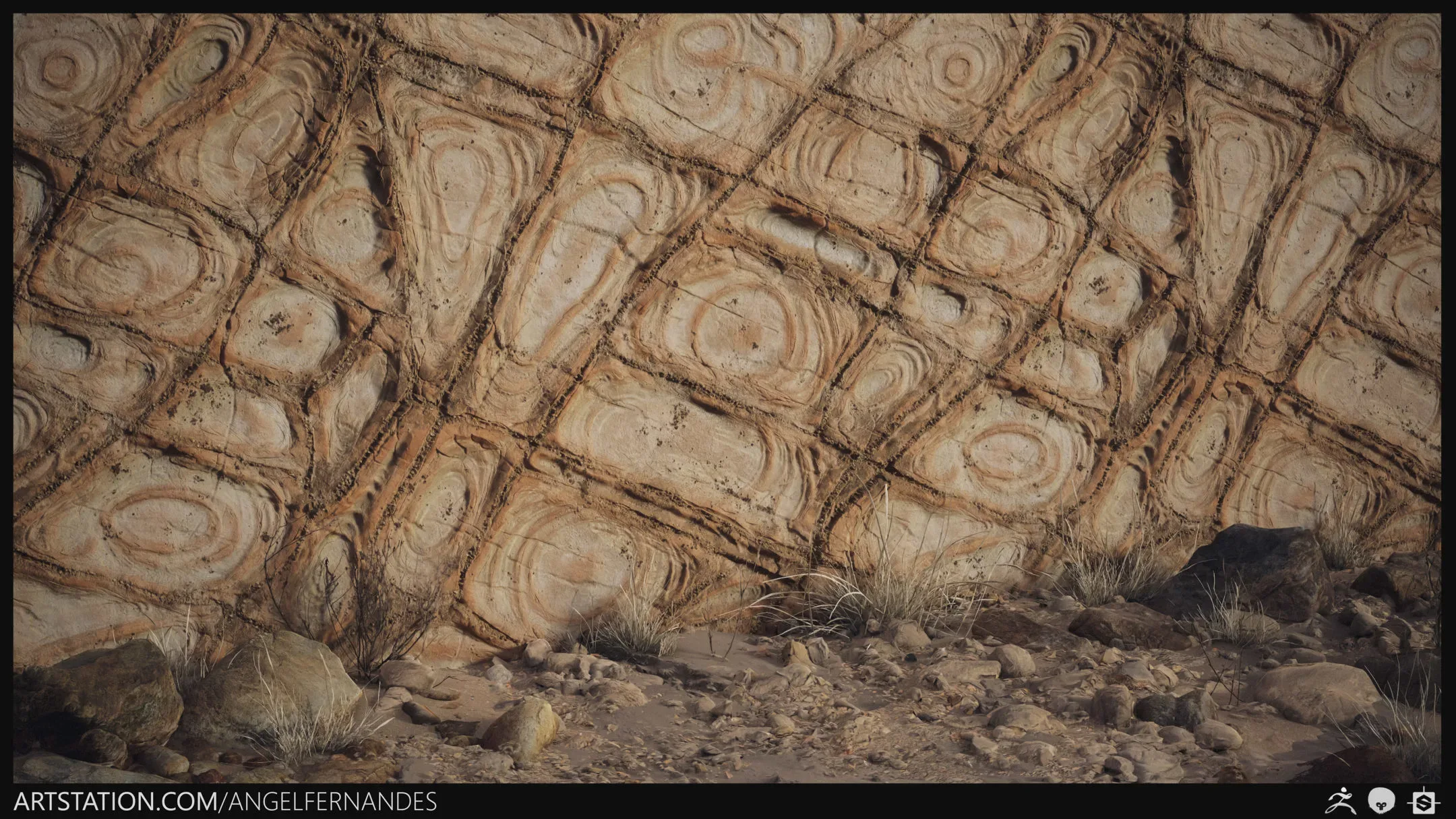 Rocky Surface Material - Substance Designer ZBrush