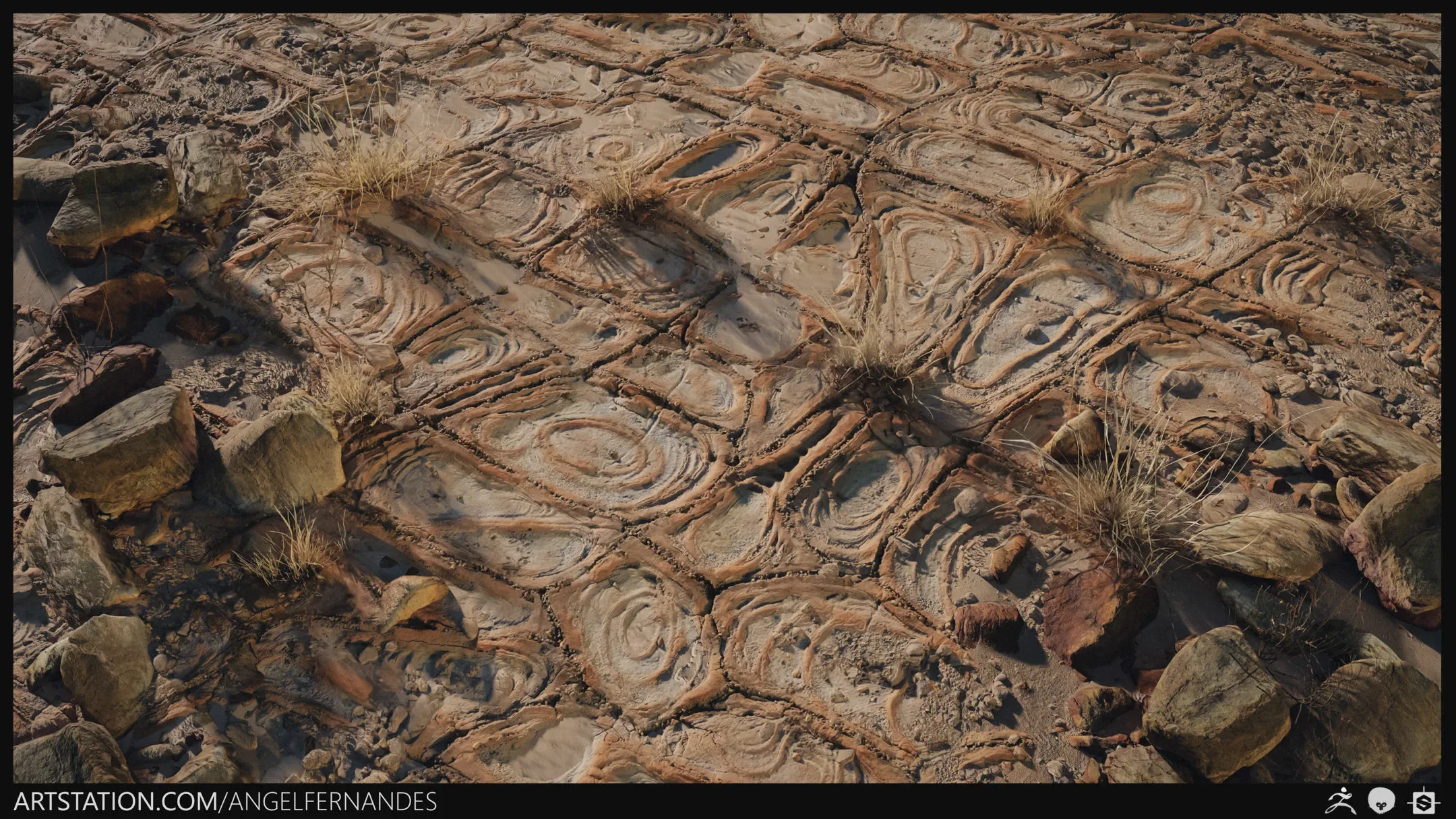 Rocky Surface Material - Substance Designer ZBrush