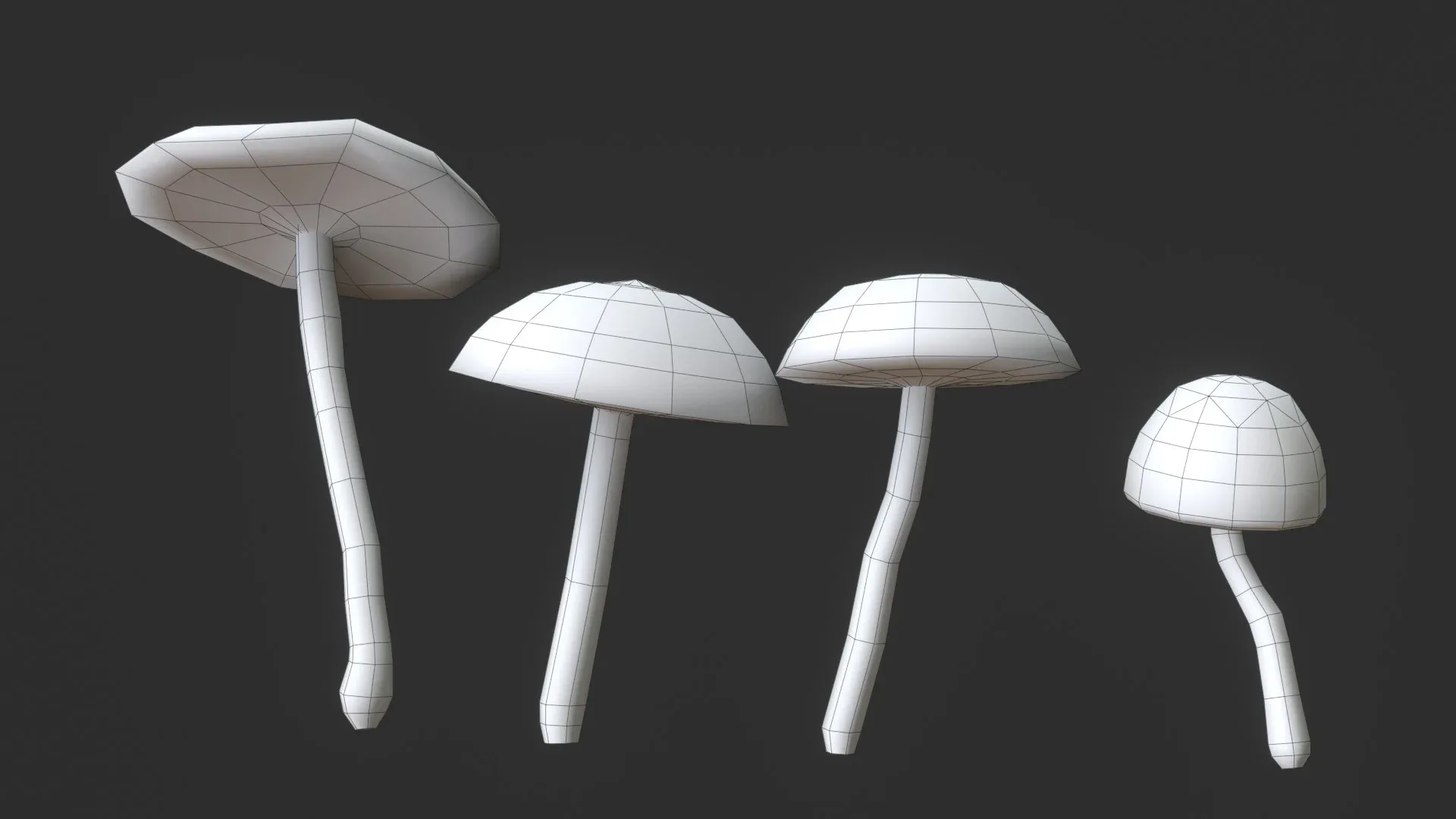 Funeral Bell Mushrooms Set