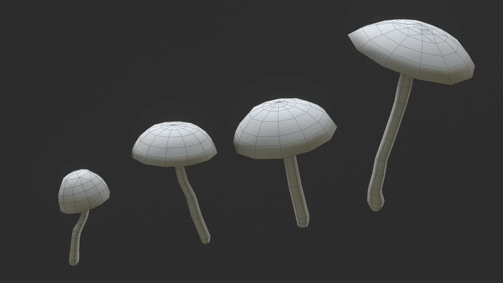 Funeral Bell Mushrooms Set