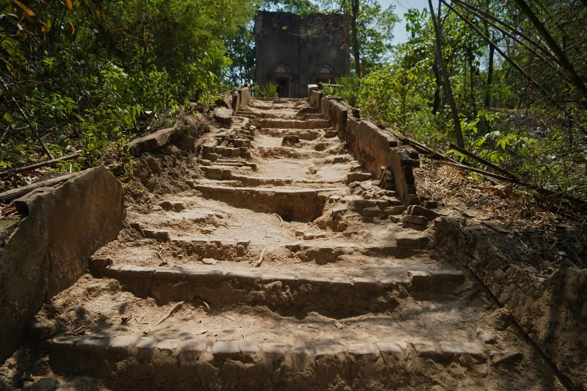 145 photos of Overgrown Unfinished Concrete Buddhist Temple