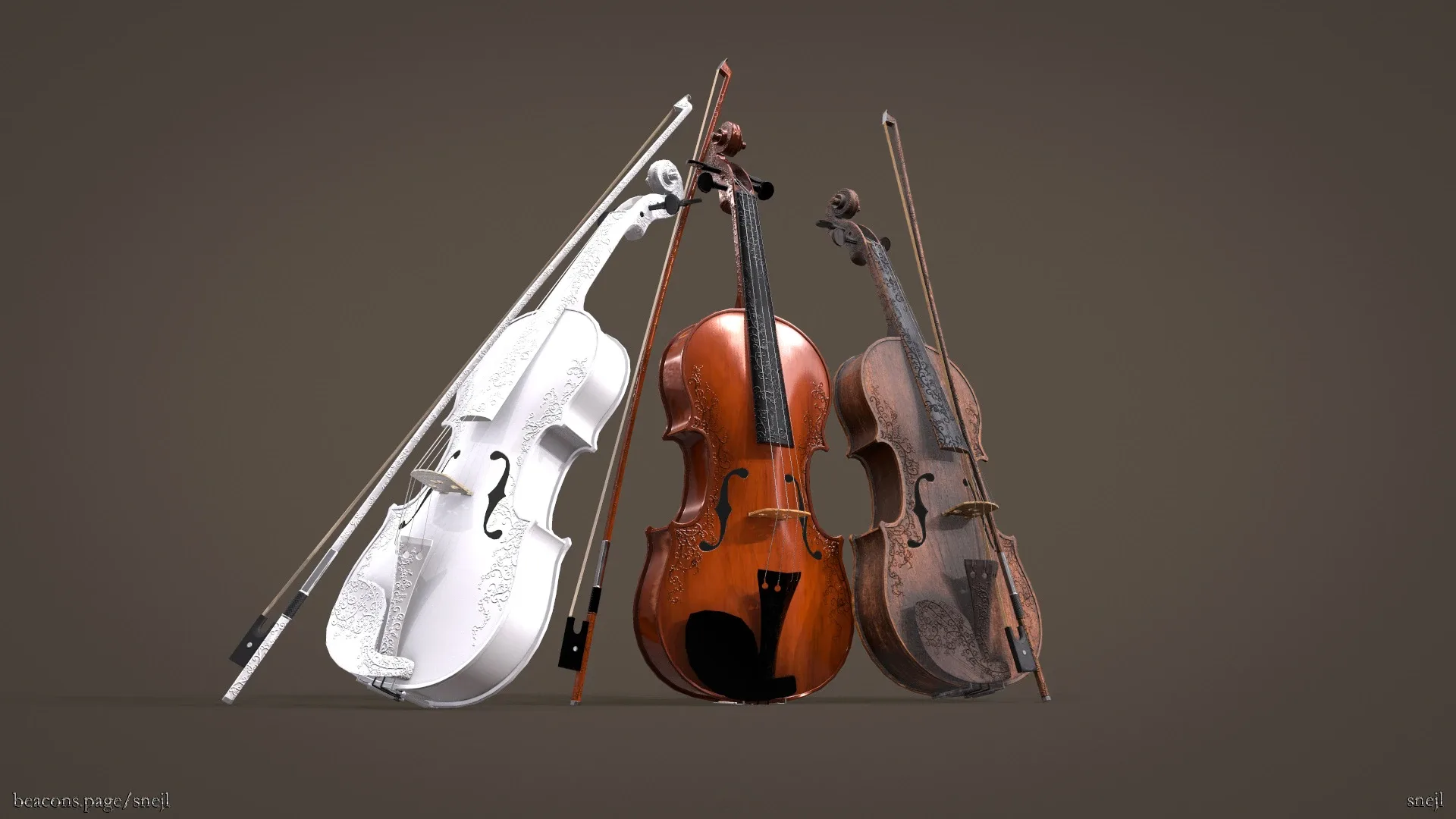 Violin (Game ready)