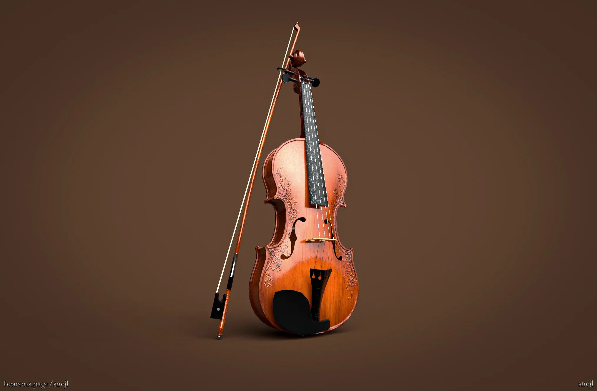 Violin (Game ready)