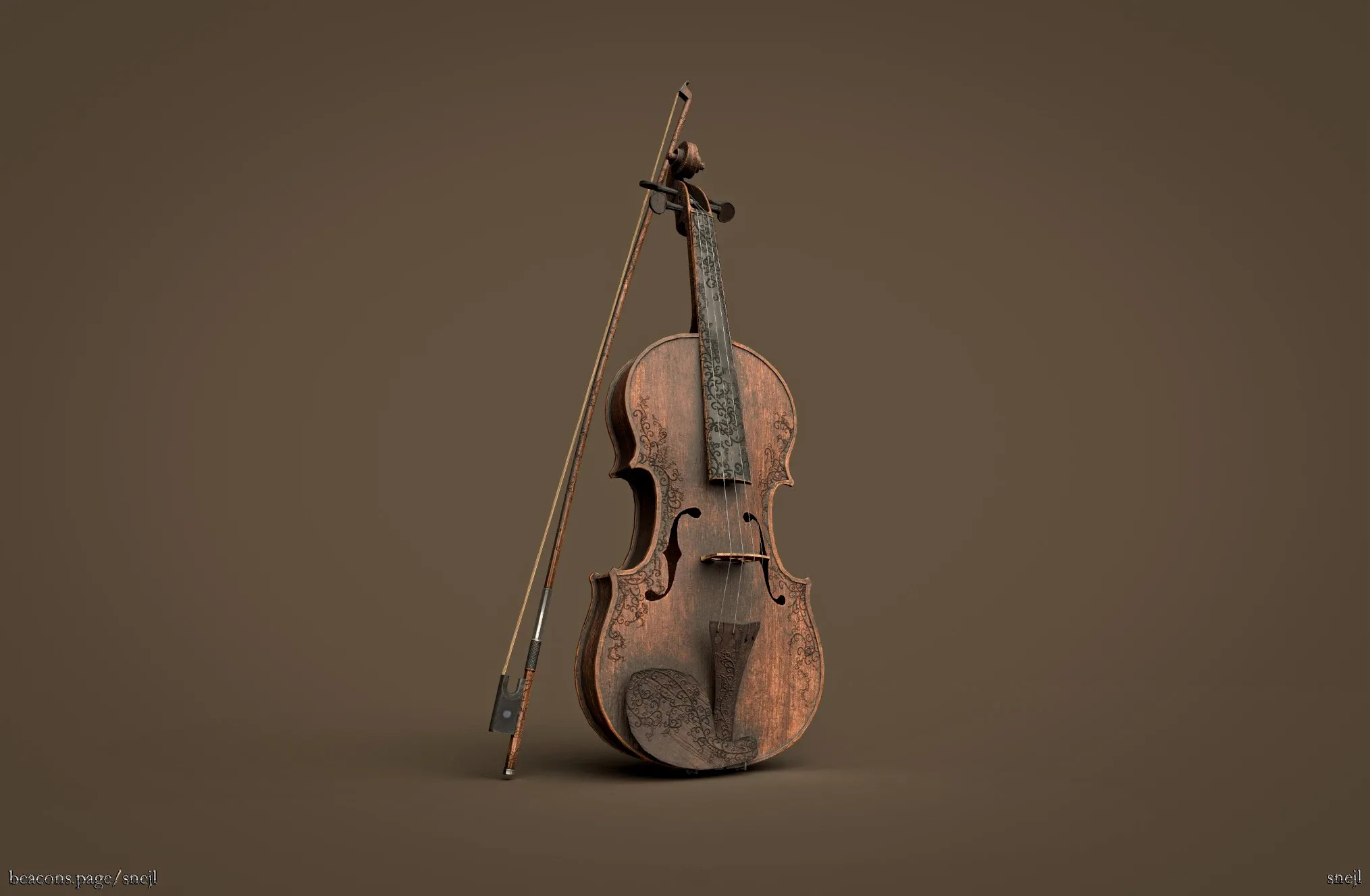 Violin (Game ready)