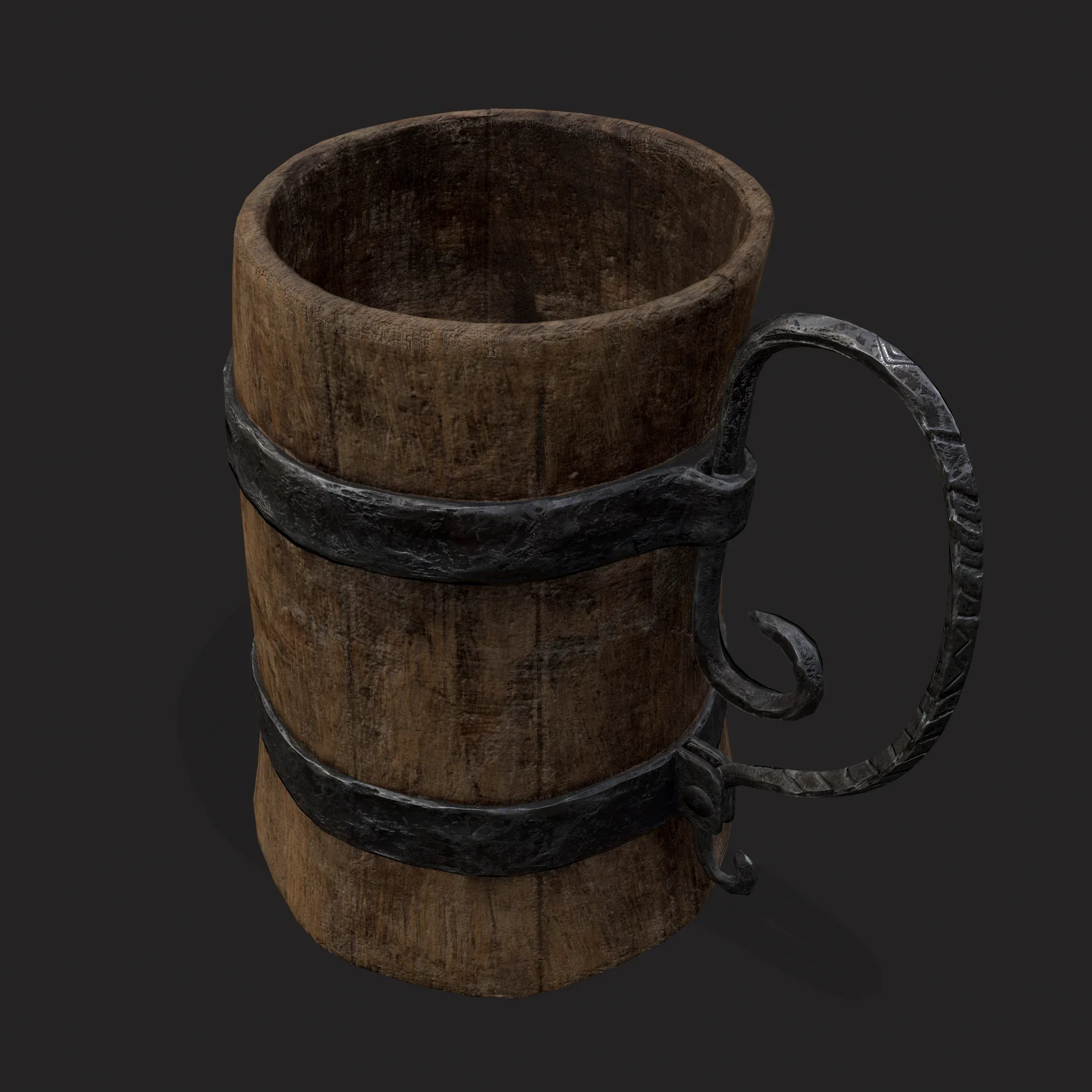 Ornate Medieval Mead Tankard