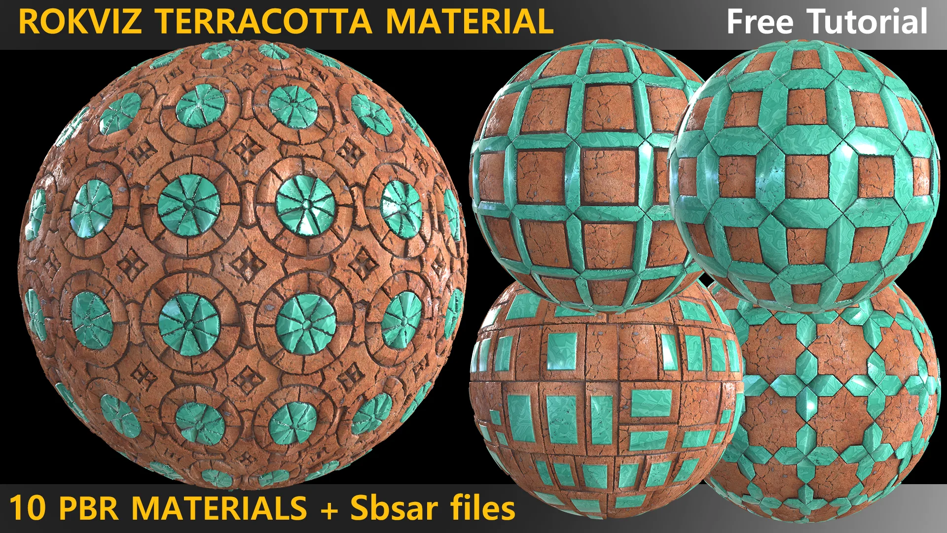 10 Terracotta PBR Materials