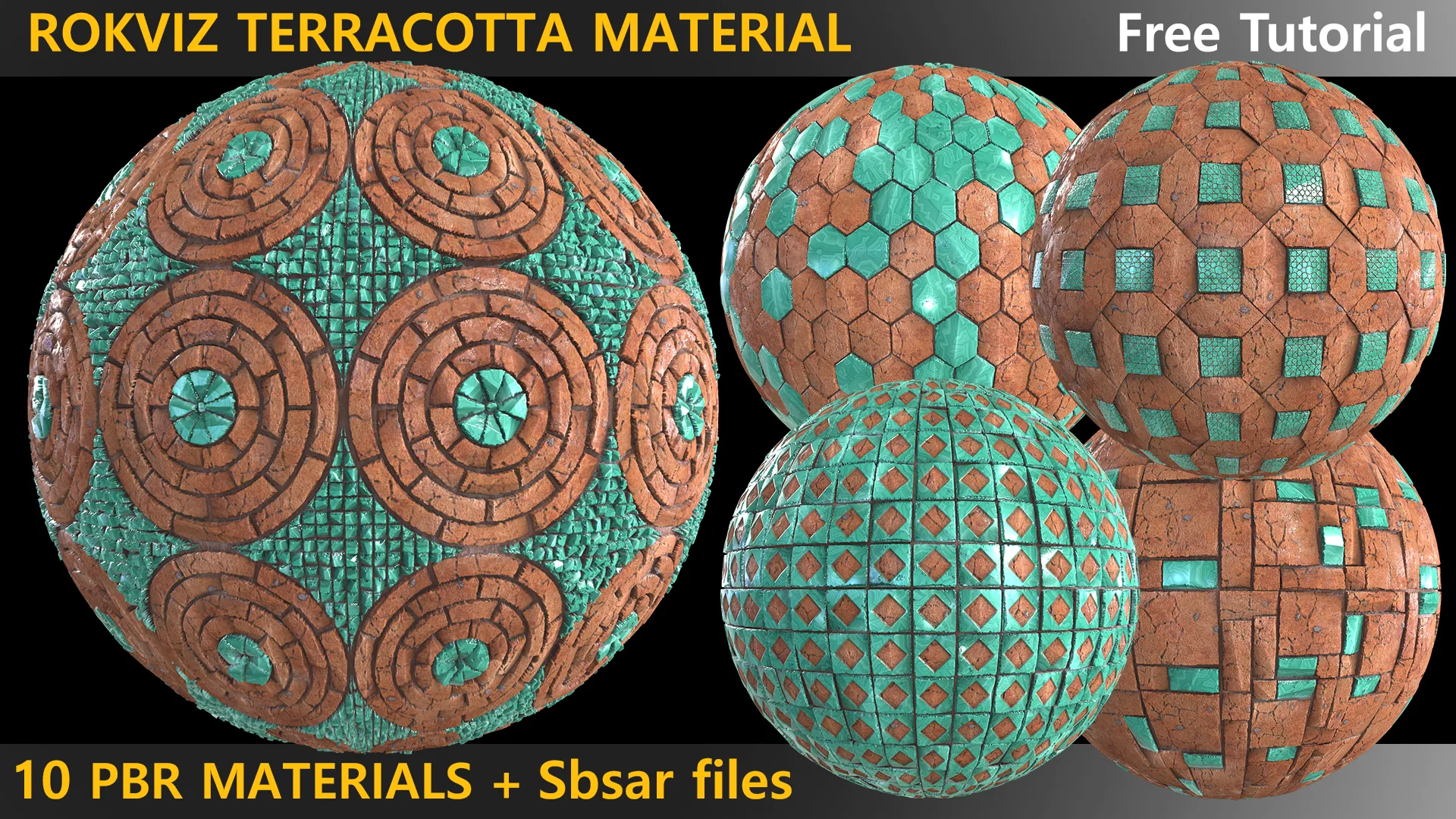 10 Terracotta PBR Materials