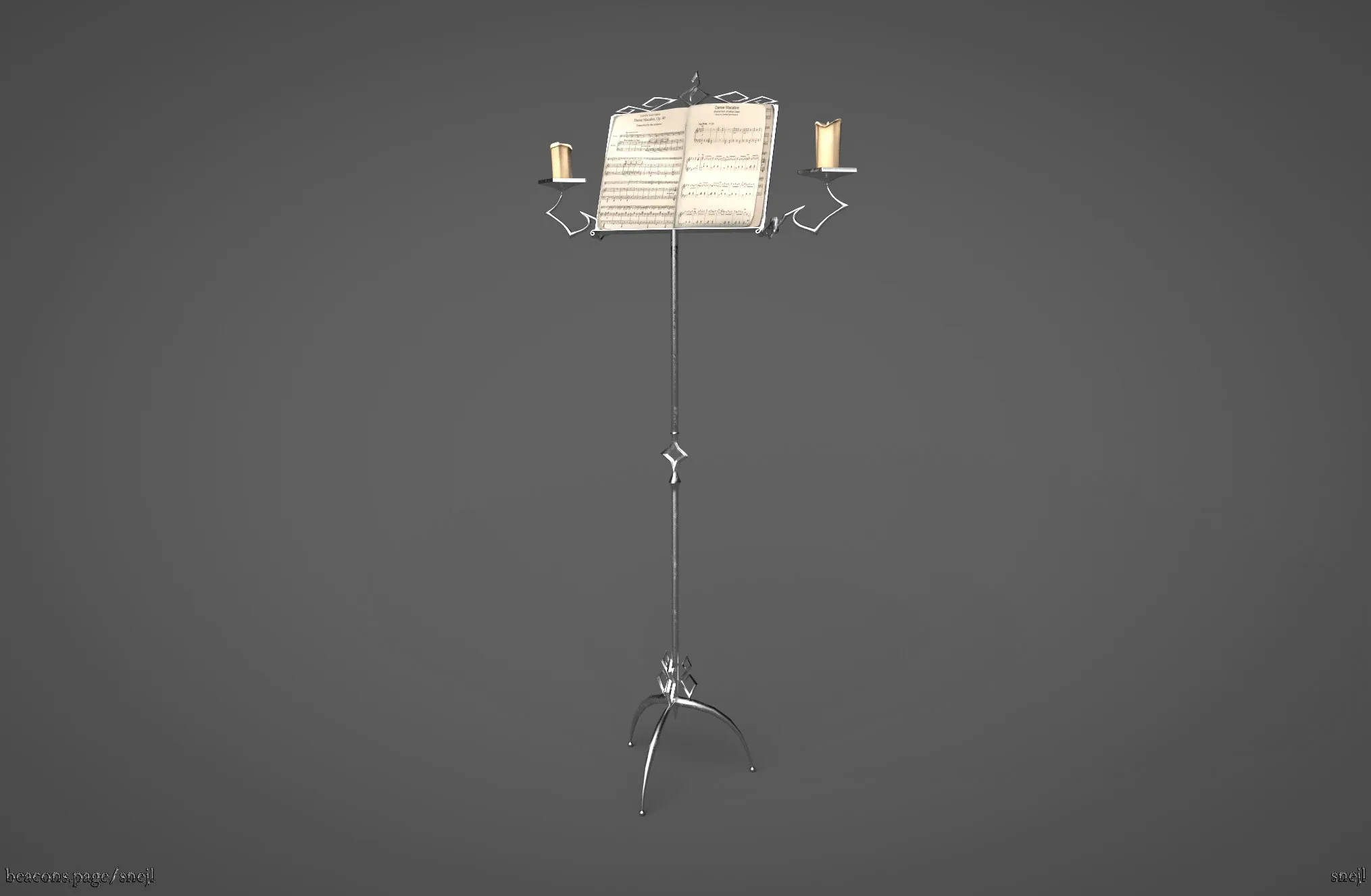 Music stand (Game ready)