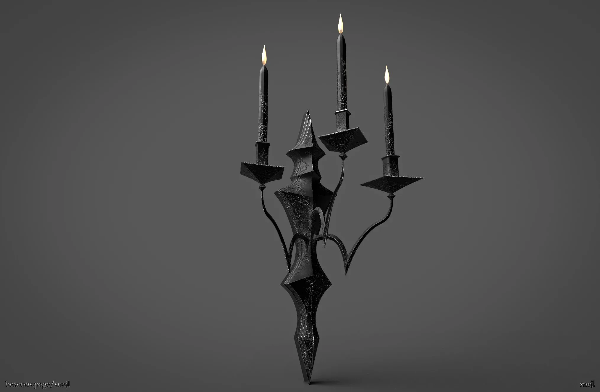 Chandelier (Game ready) FlippedNormals