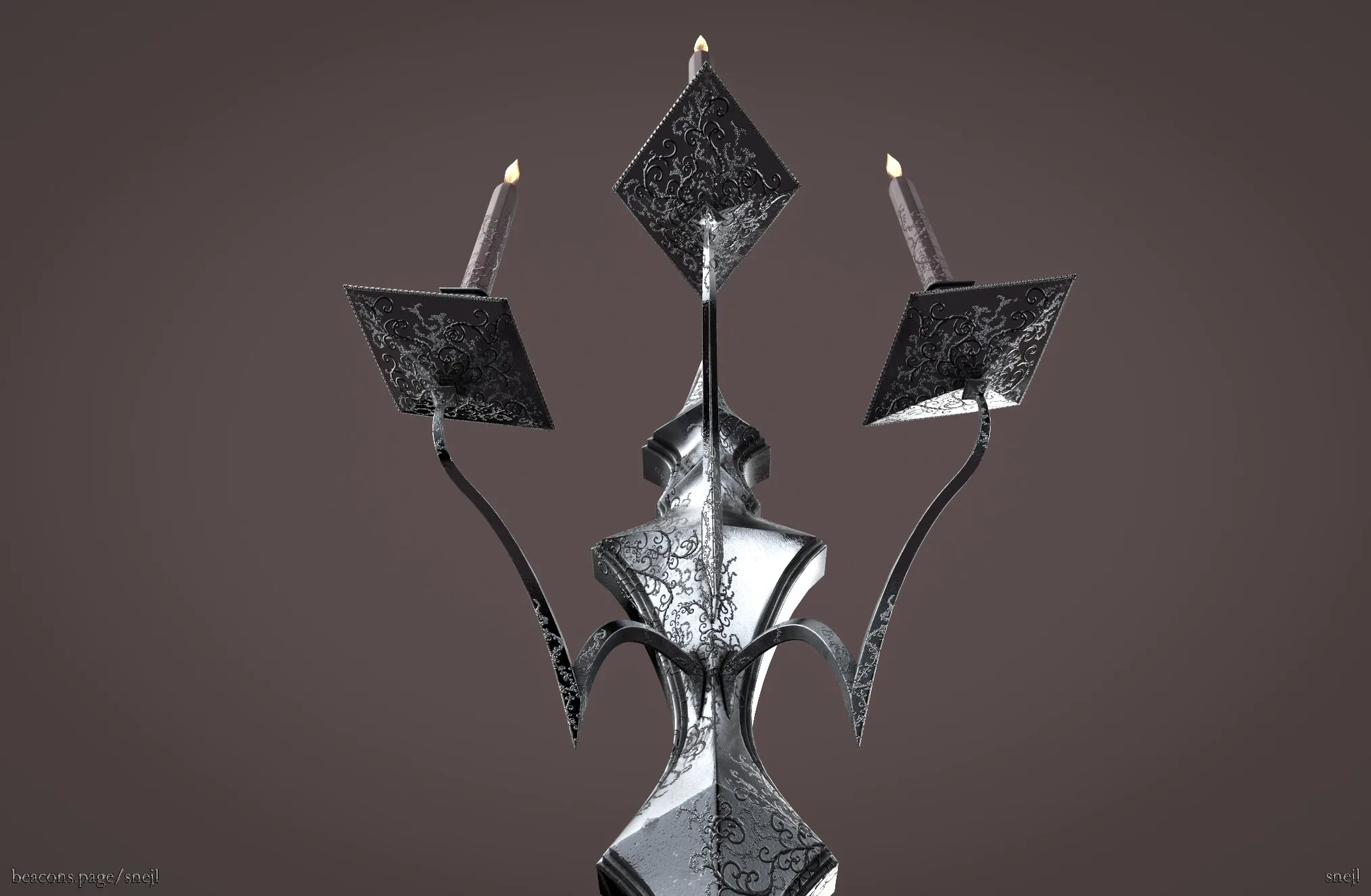 Chandelier (Game ready) FlippedNormals