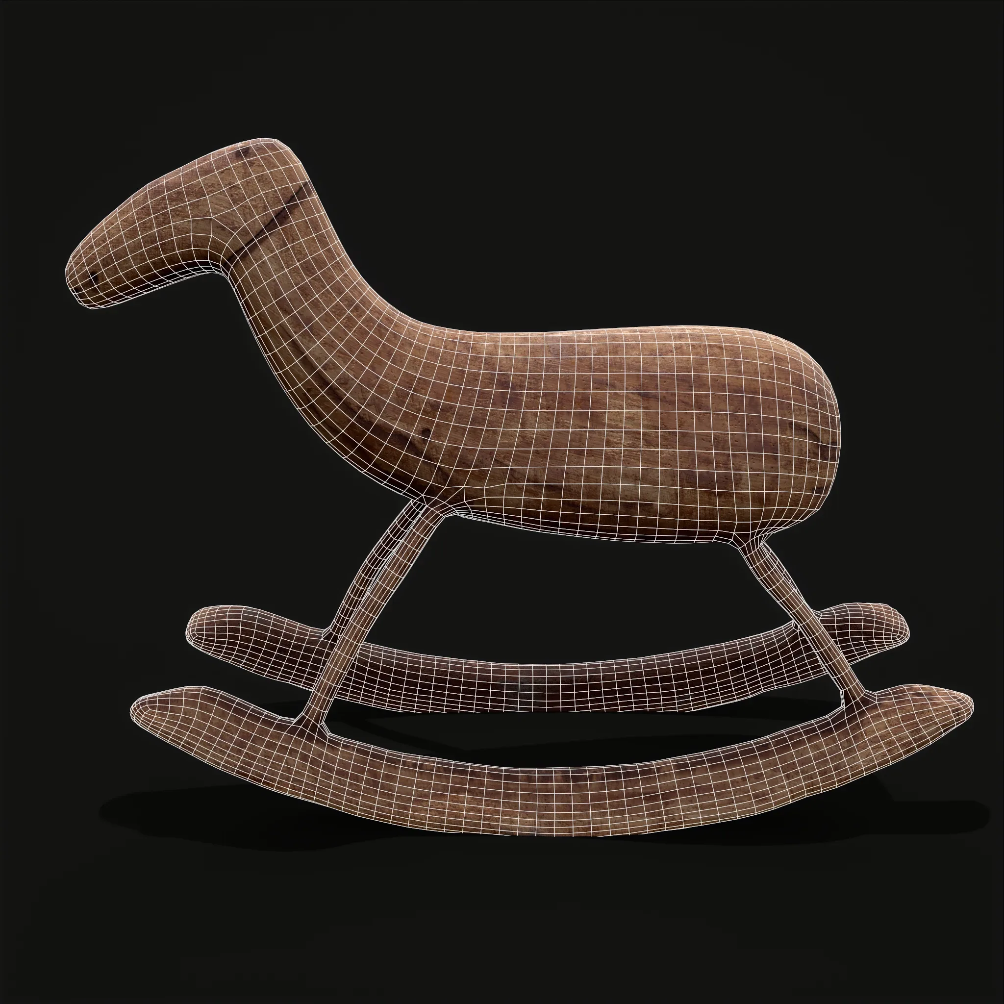 Rustic Medieval Rocking Horse