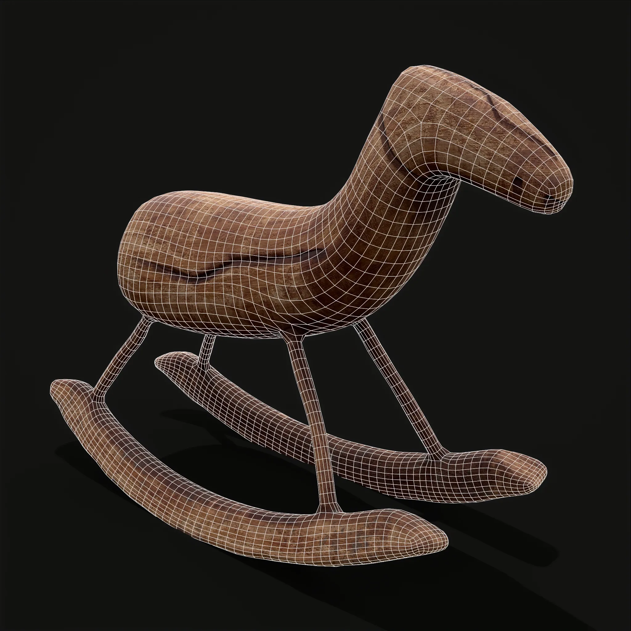 Rustic Medieval Rocking Horse