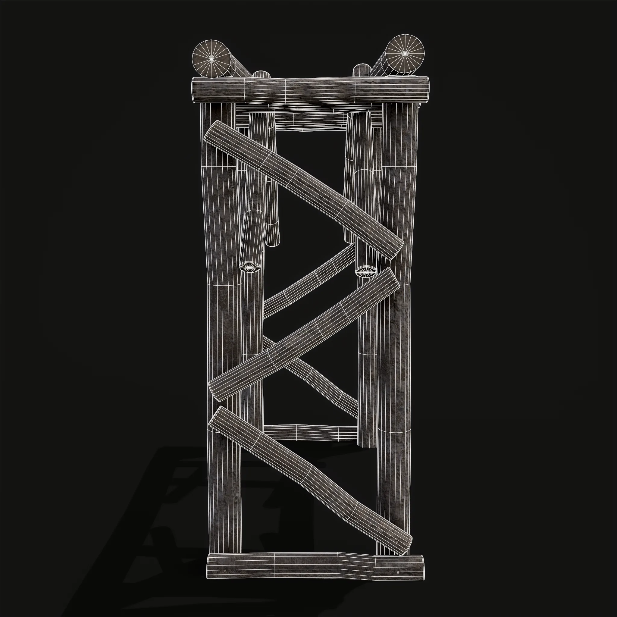 Primitive Log Archway