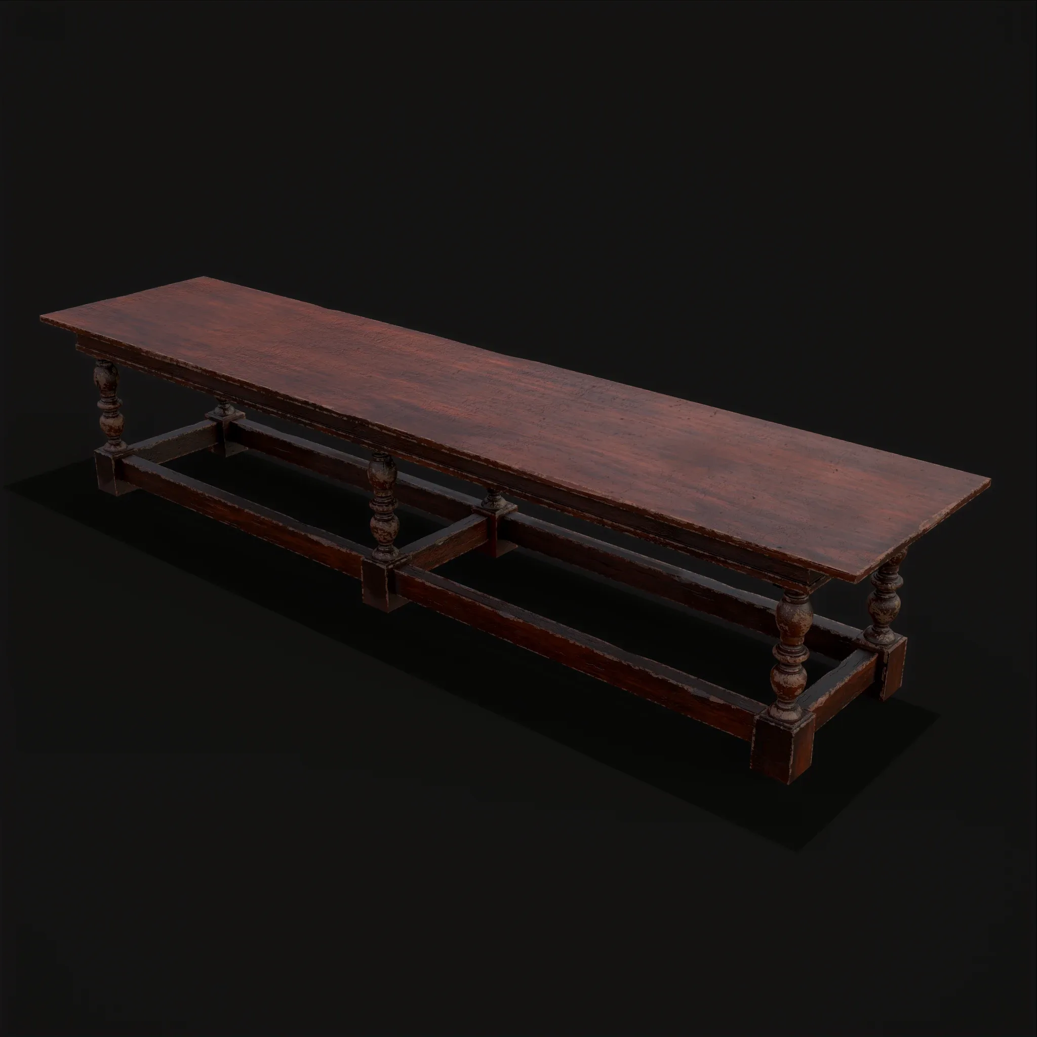 Medieval Elegant Long Dining Table