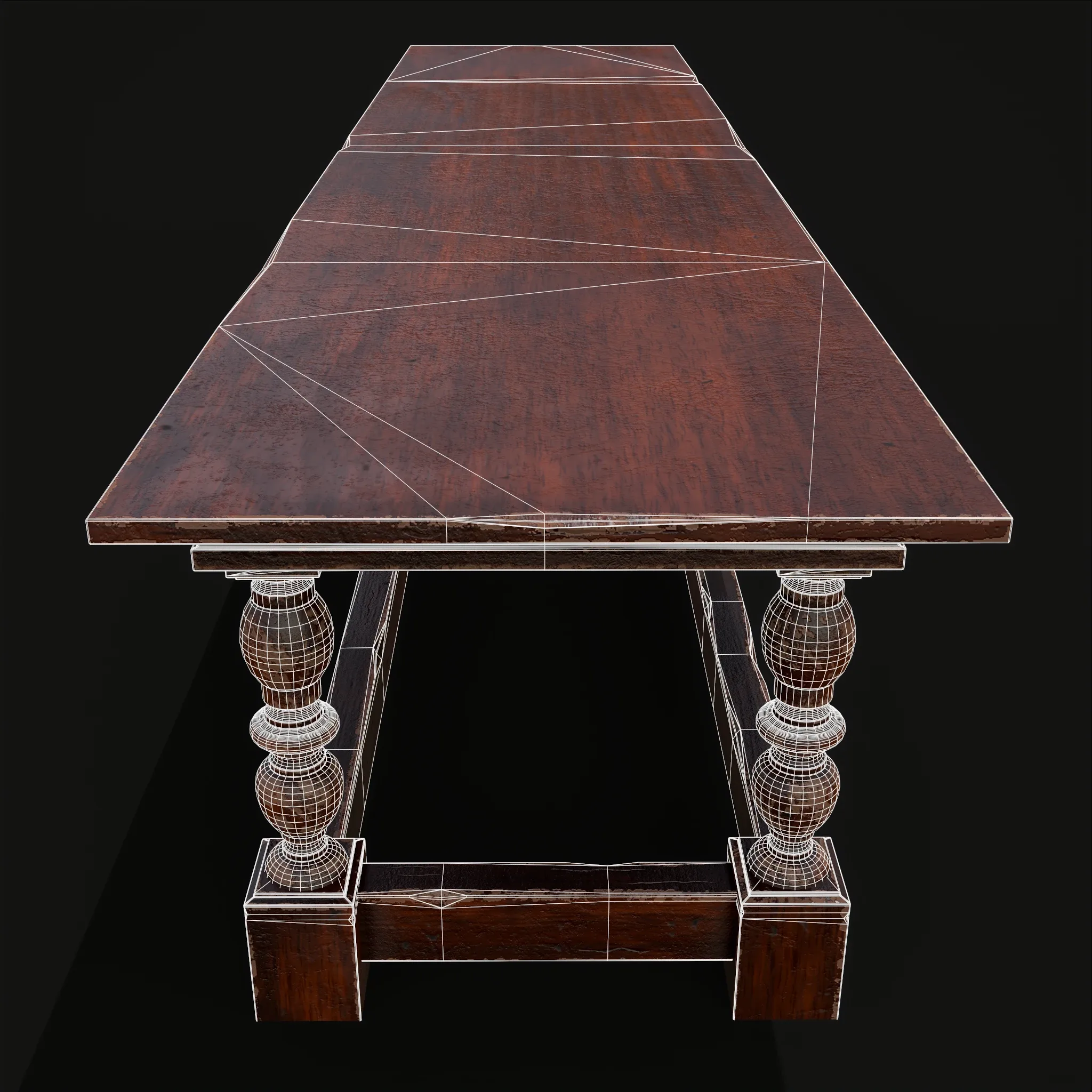 Medieval Elegant Long Dining Table