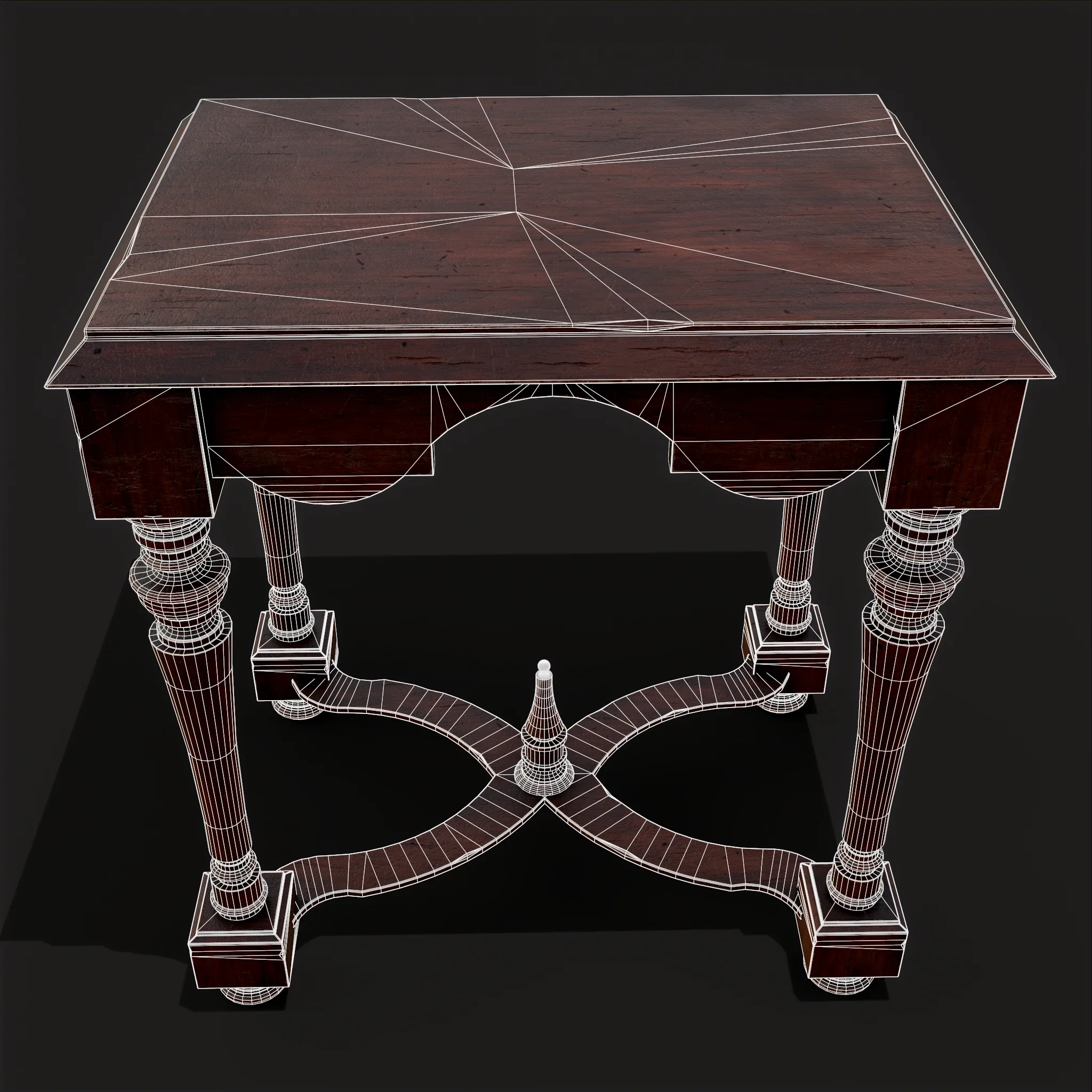 Medieval Elegant Rectangle Table