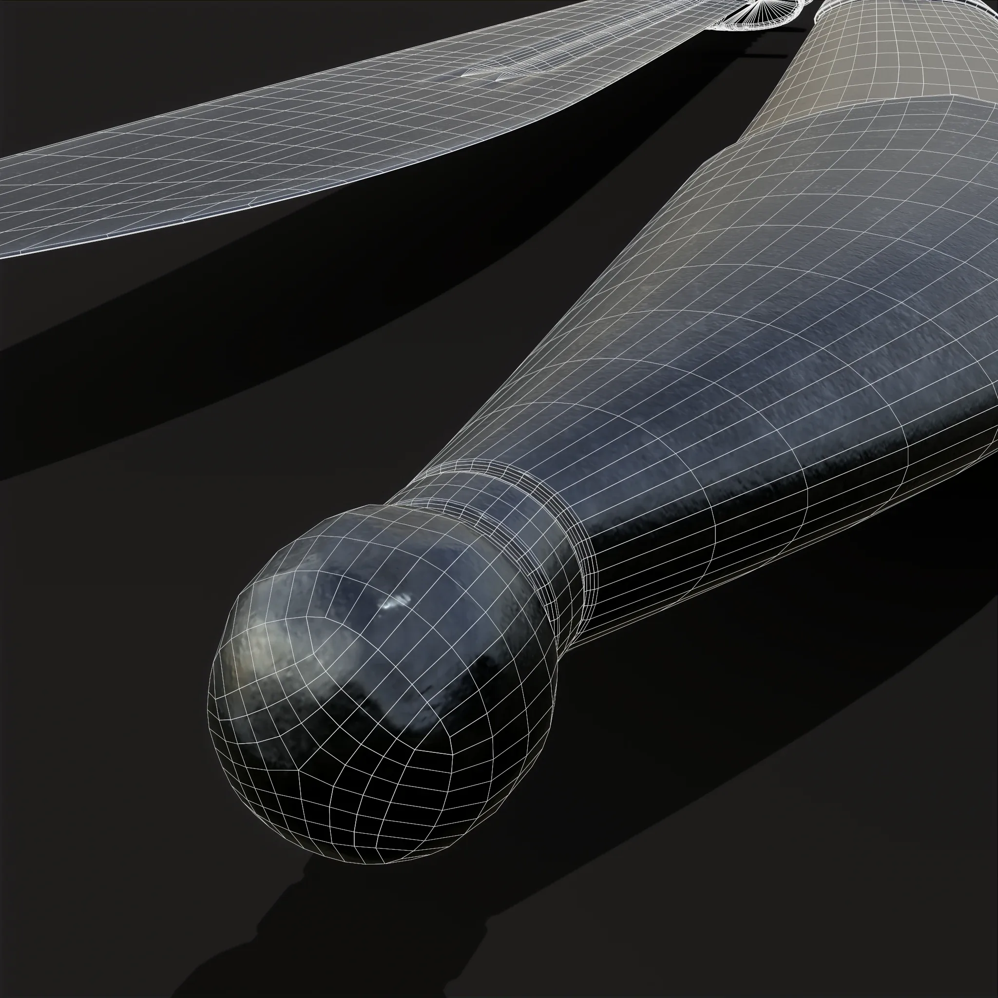 Medieval Germanic Seax Short Sword