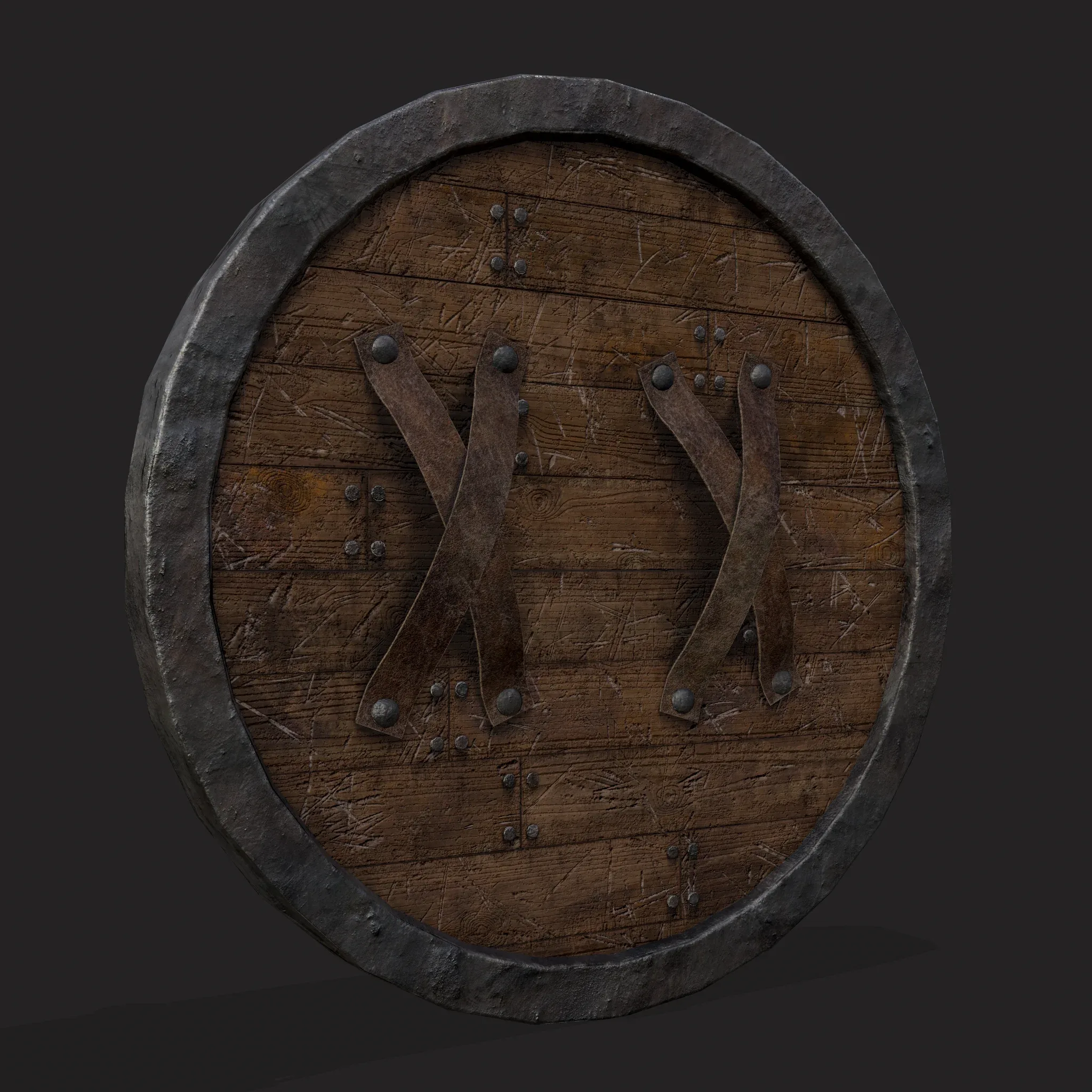 Viking Medieval Round Plank Shield