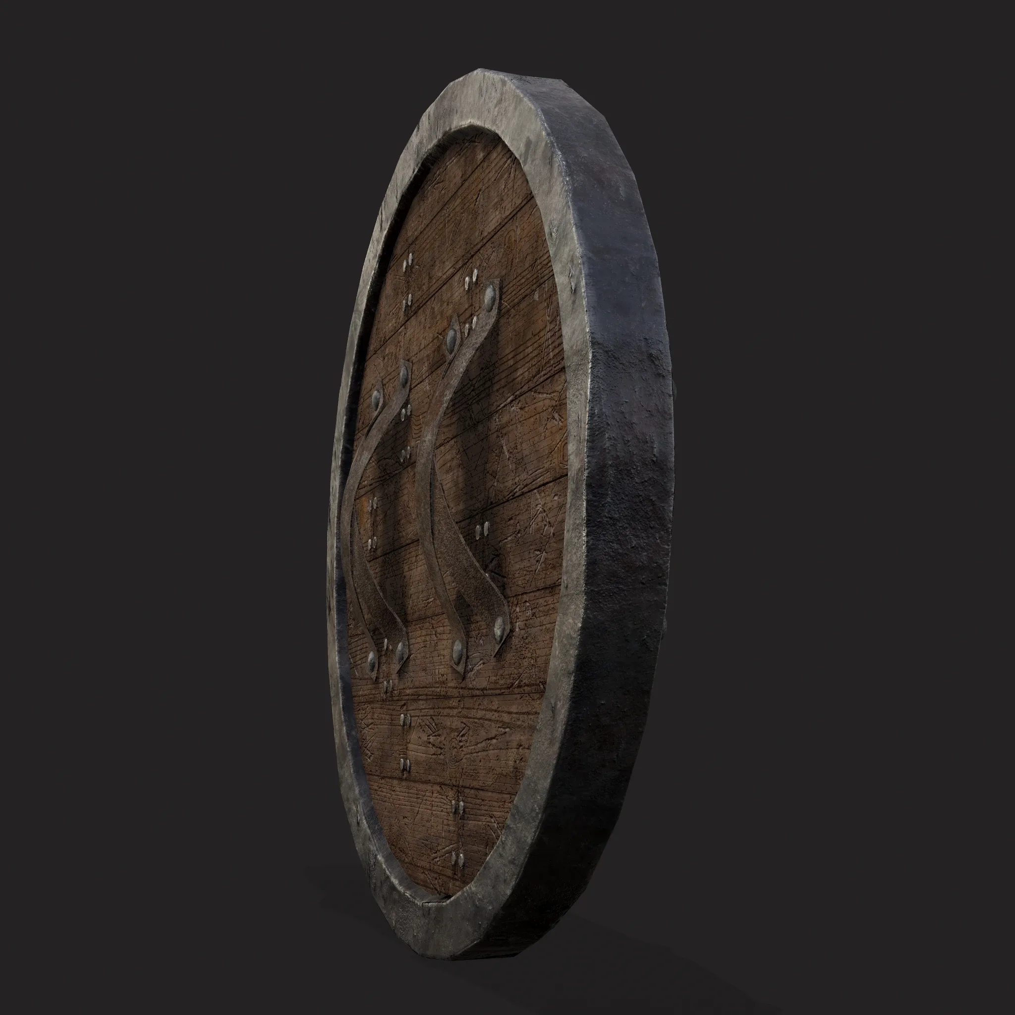 Viking Medieval Round Plank Shield