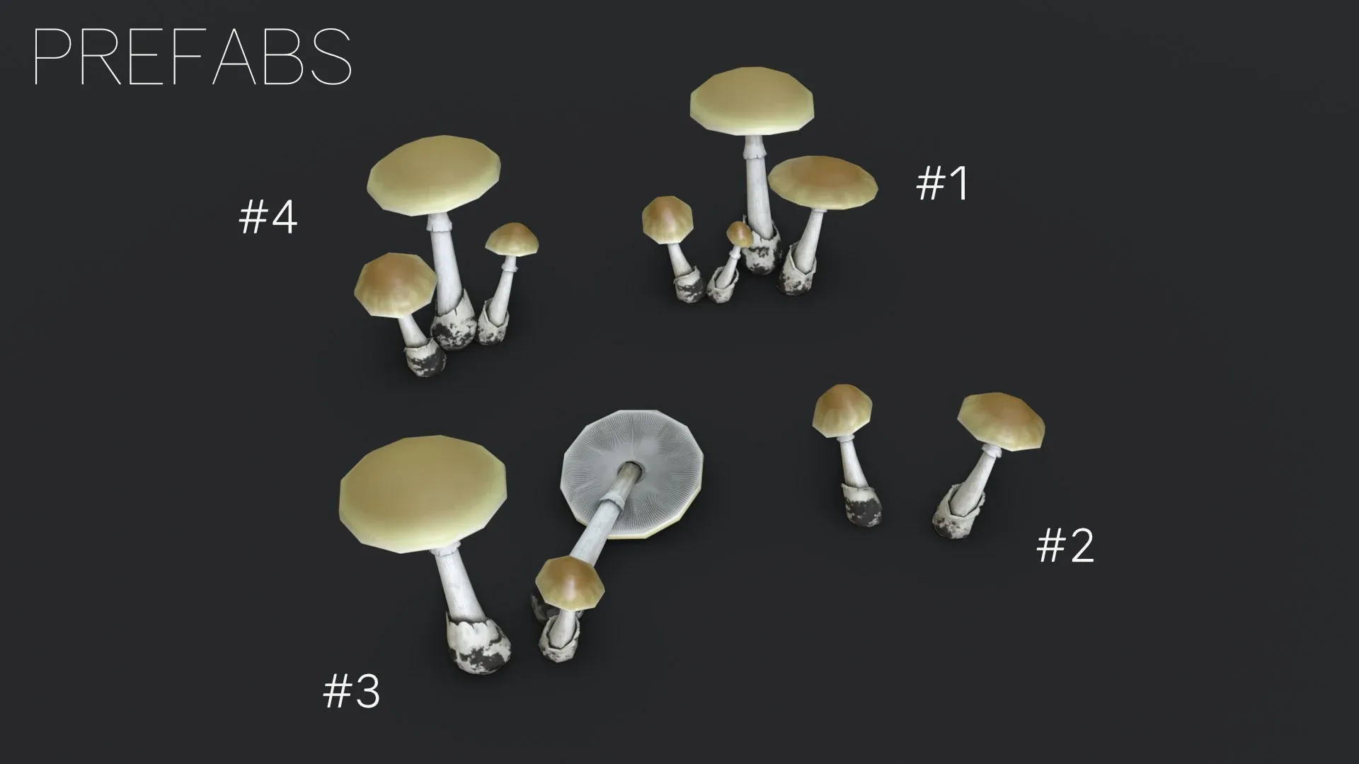 Death Cap Mushroom Set