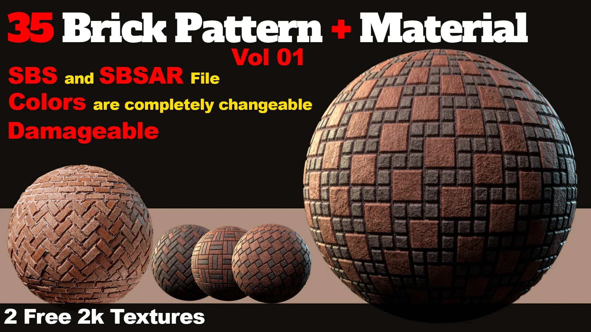 35 Brick Pattern + Material