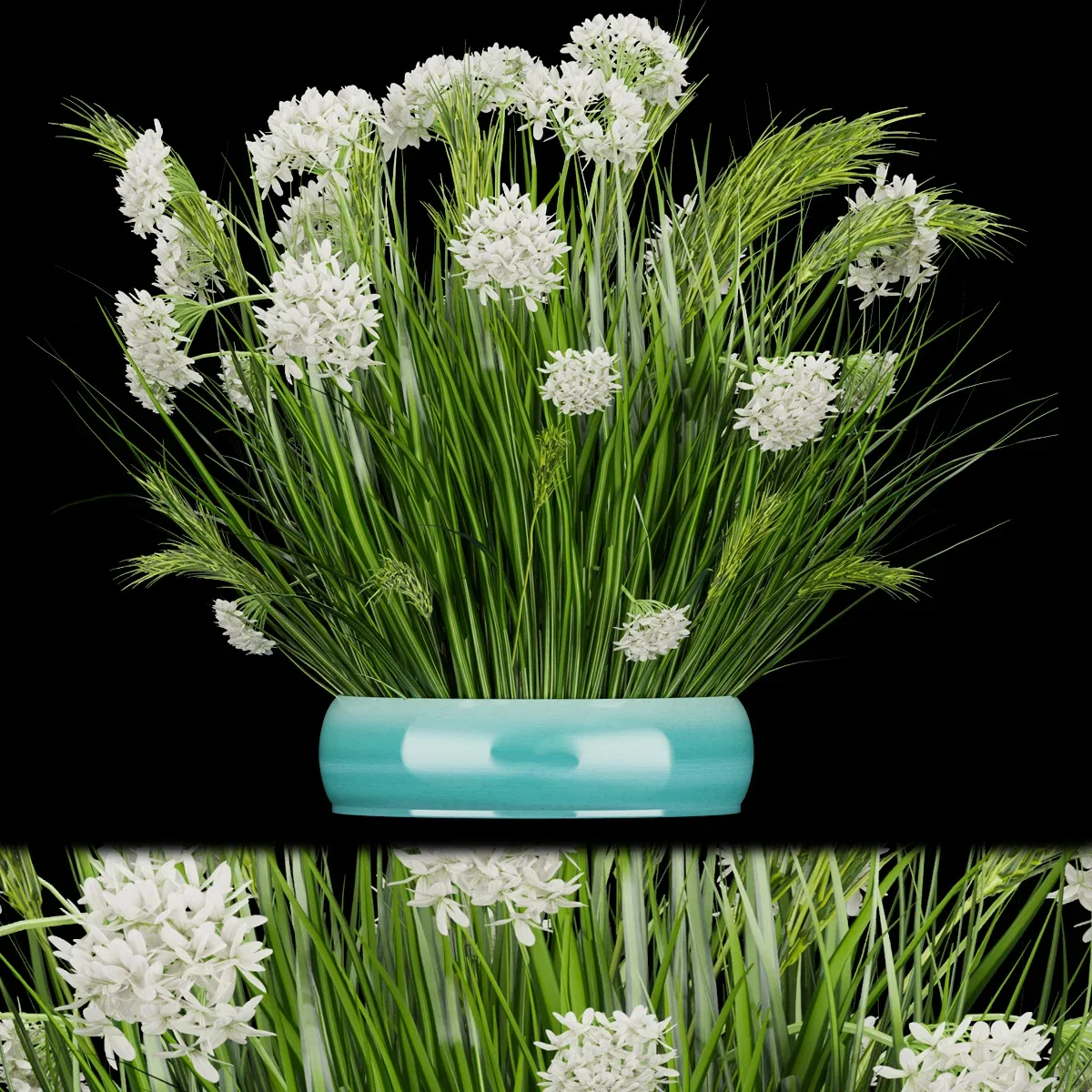 Collection plant vol 138 - grass - leaf - flower - blender - 3dmax - cinema 4d