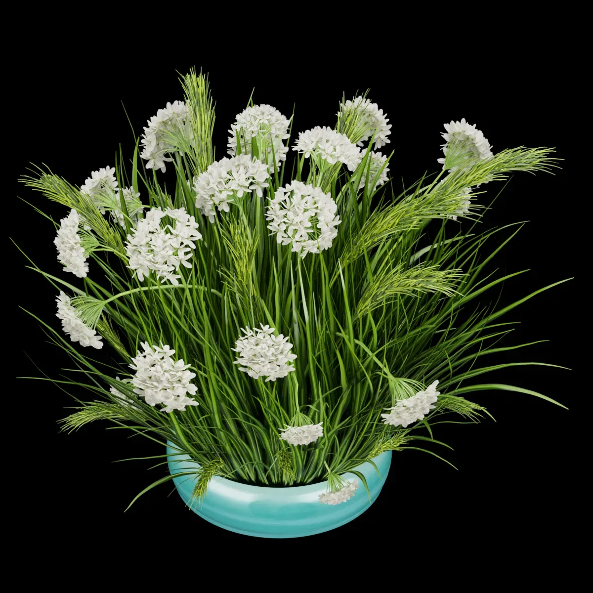 Collection plant vol 138 - grass - leaf - flower - blender - 3dmax - cinema 4d