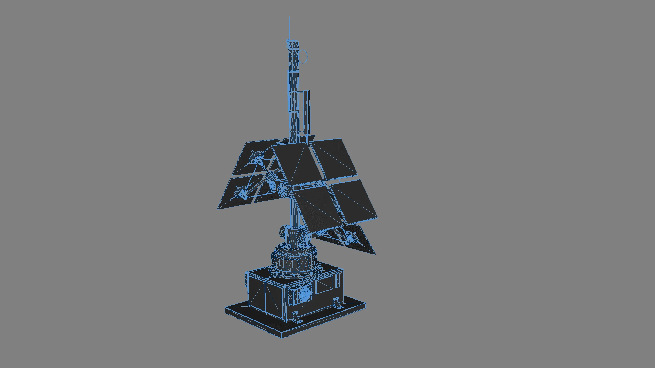 Solar Panel model Low-poly 3D model